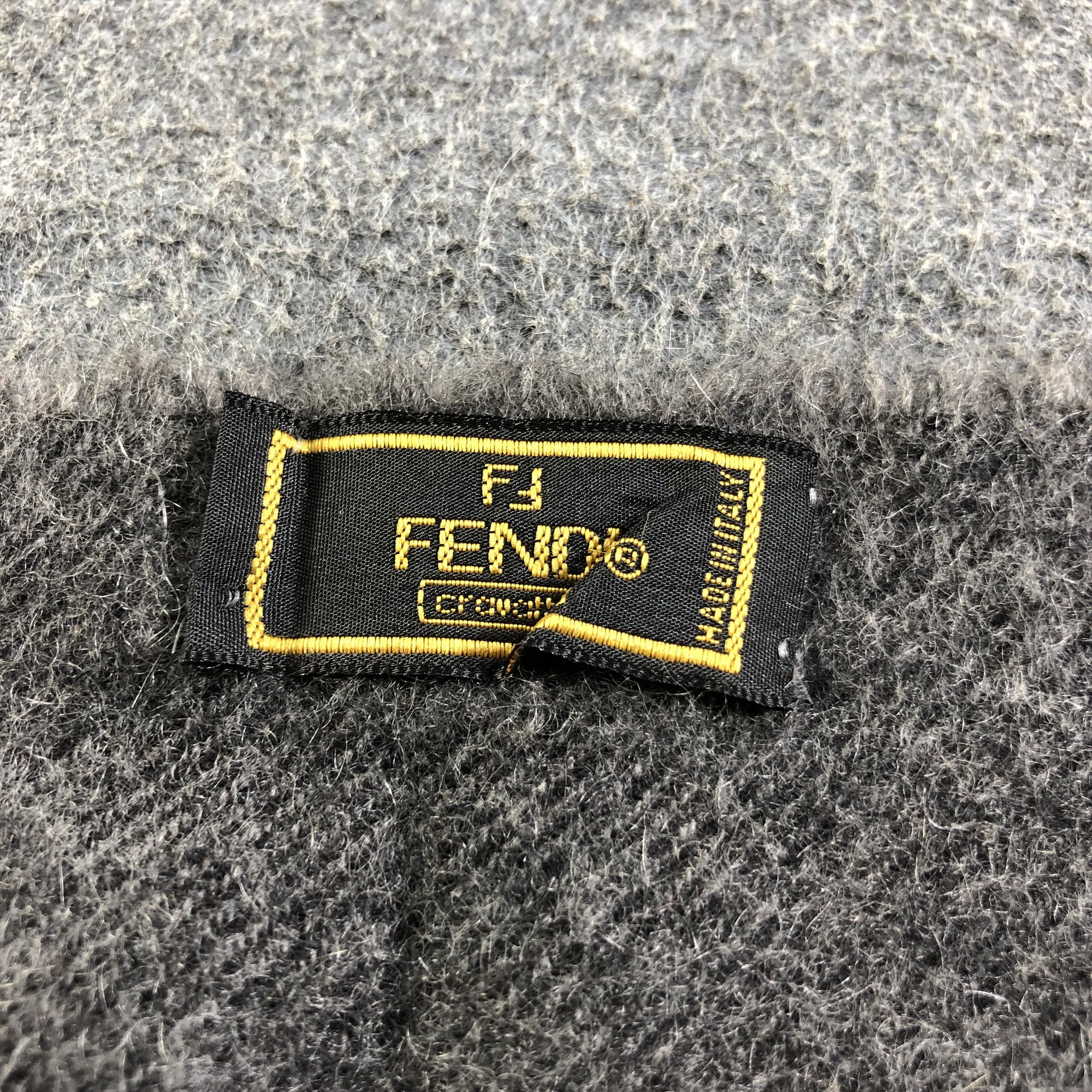 Fendi Fendi Wool Scarf Muffler Neckwear V2074 Size ONE SIZE - 6 Thumbnail
