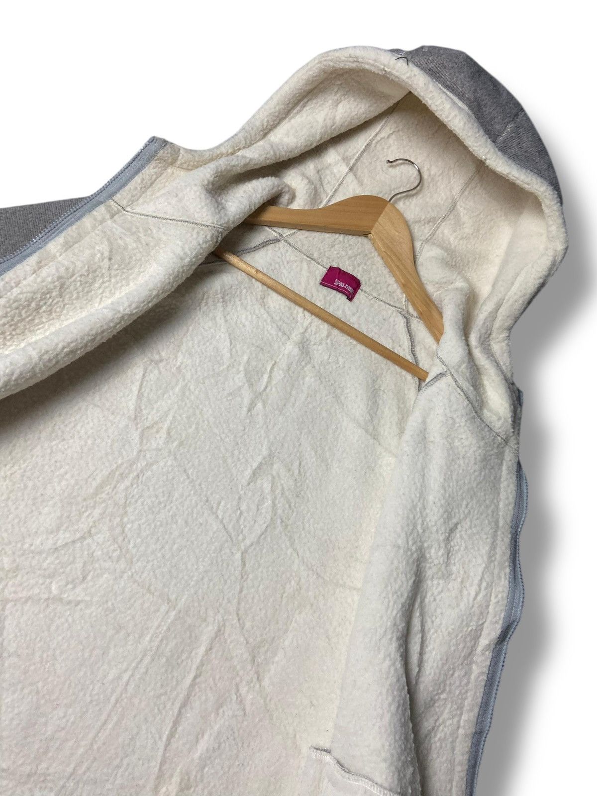 Spalding Vintage Spalding Hooded Fleece Jacket (154) Size US M / EU 48-50 / 2 - 6 Thumbnail