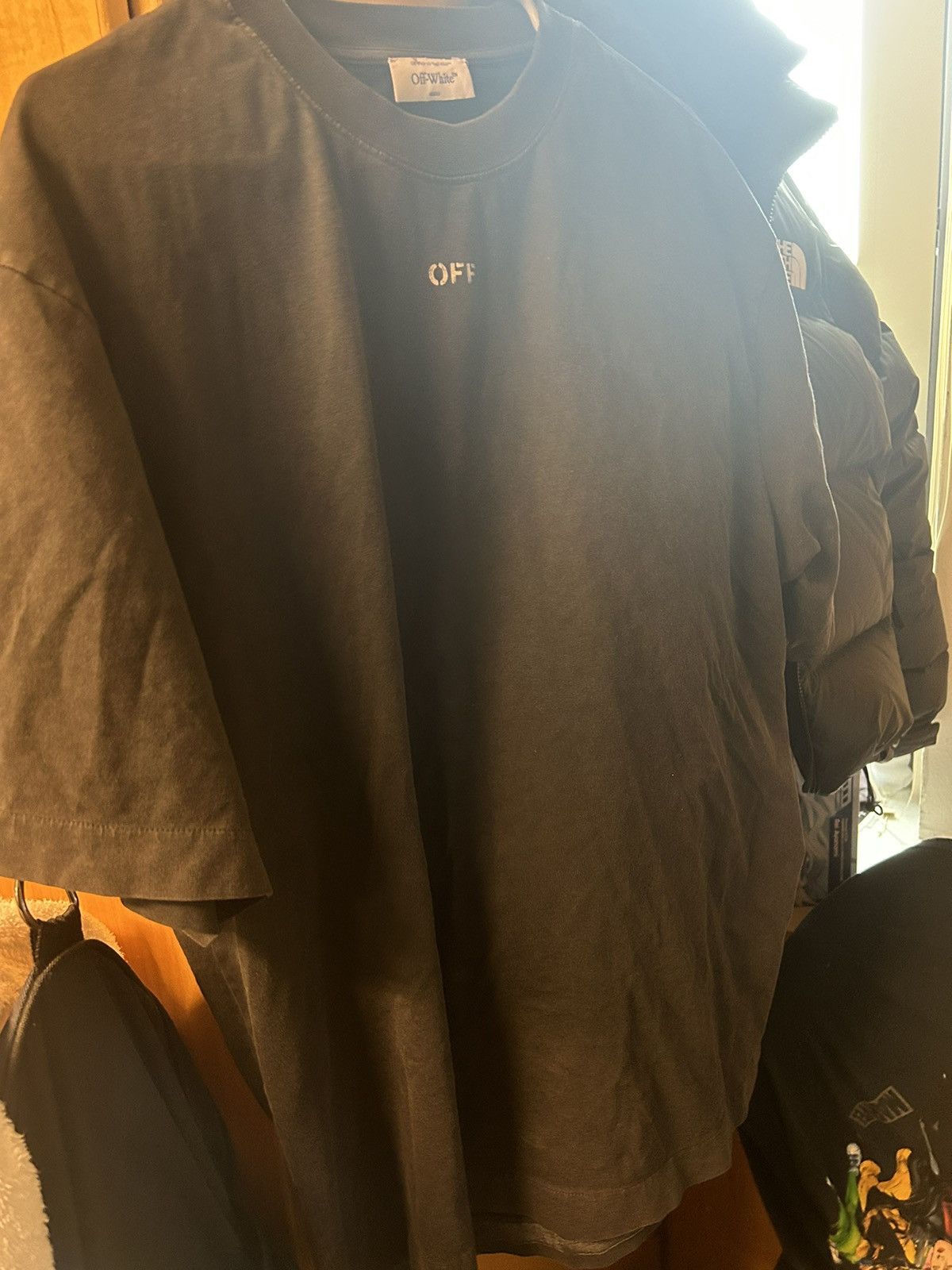 image of Off White Saint Matthews Gray Print in Grey, Men's (Size Medium)