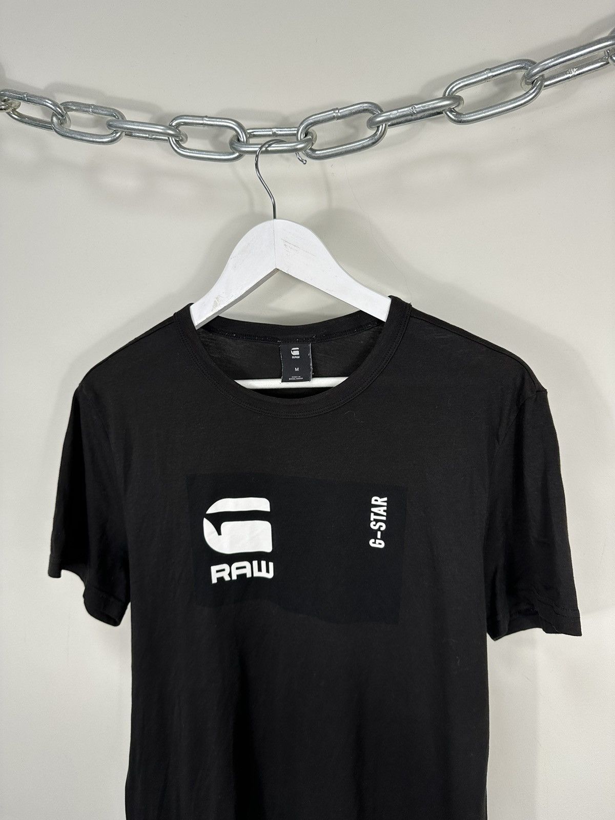G-Star Vintage G-Star Raw Avant Garde Big Logo Black Opium Y2K Tee Size US M / EU 48-50 / 2 - 3 Thumbnail