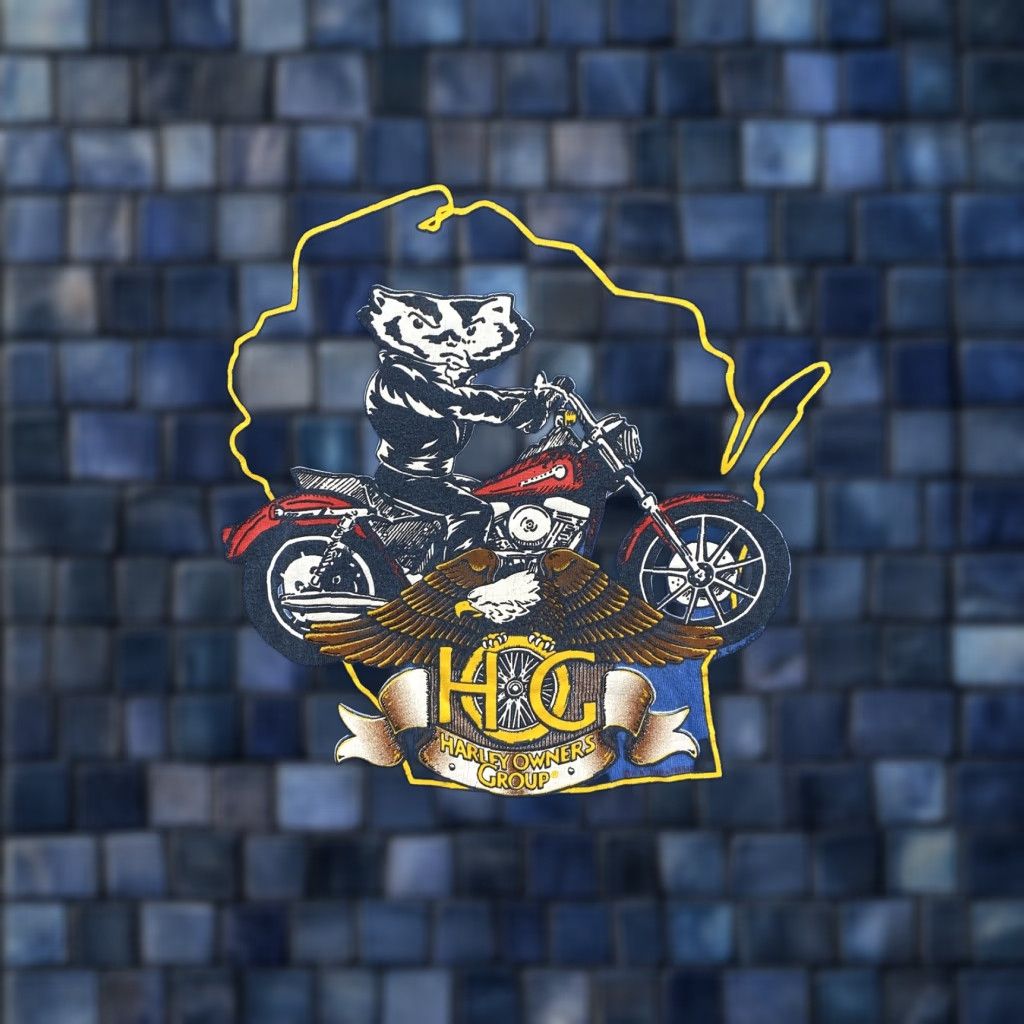 Harley Davidson VINTAGE Harley-Davidson HOG 1991 Wisconsin State Single Stitch Shirt 2XL Blue Mens Womens Unisex Adults 90s Graphic Print T-ShirtCrew Neck Size US XXL / EU 58 / 5 - 1 Thumbnail