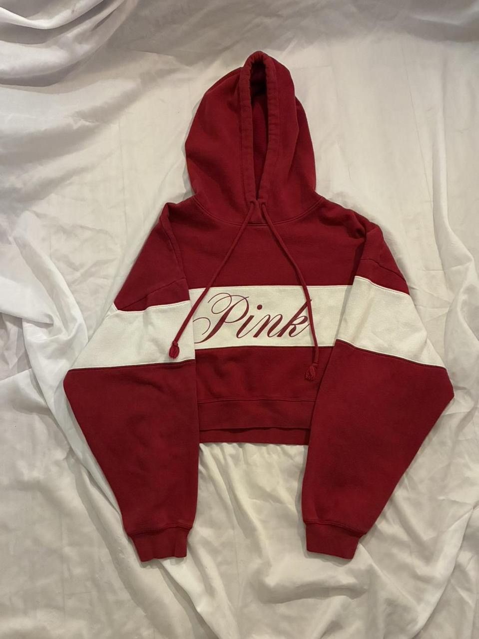 Pink Victoria's Secret PINK Ivy Fleece Cropped Hoodie Size L / US 10 / IT 46 - 3 Thumbnail