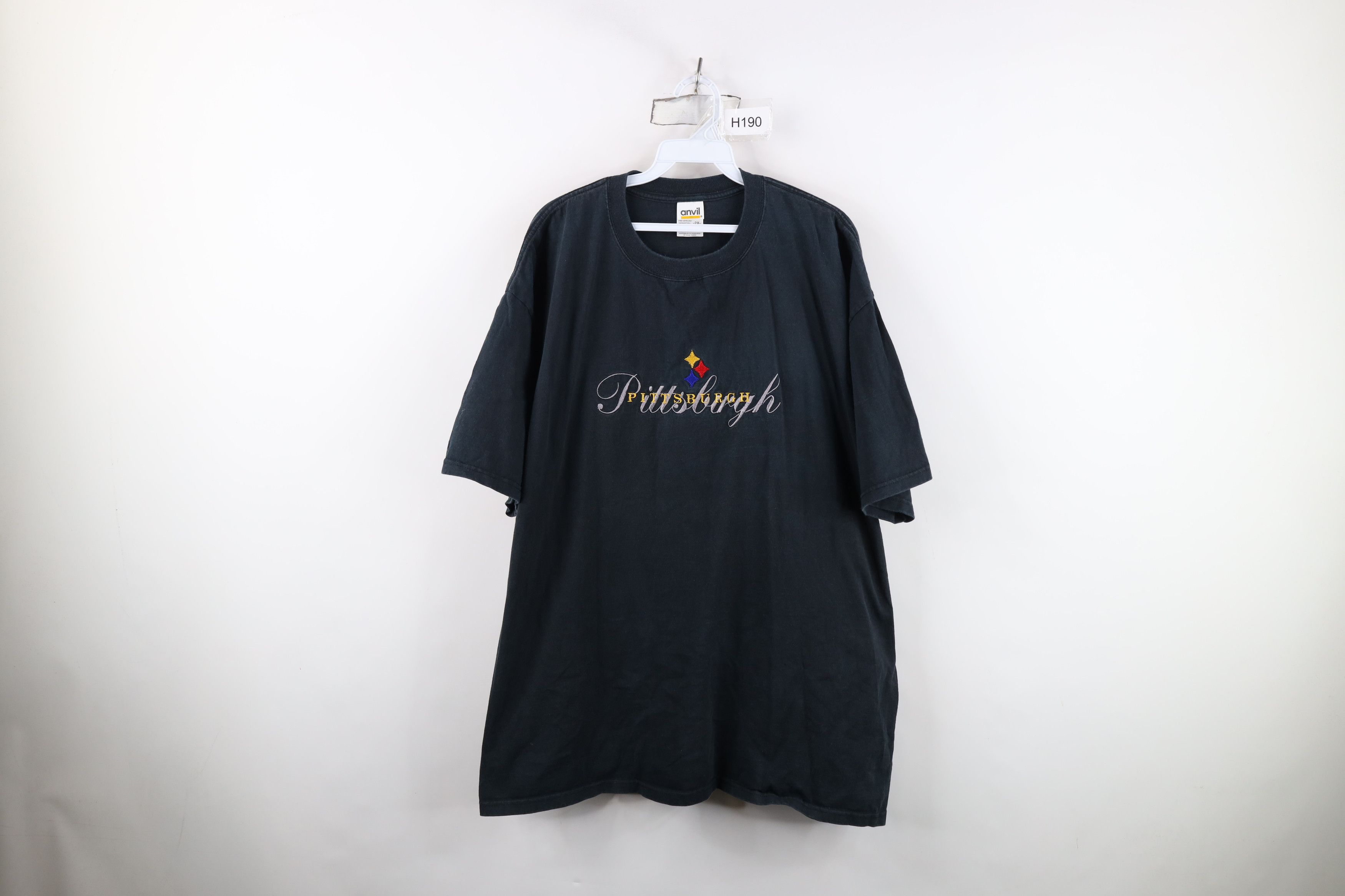 Vintage Vintage 90s Y2K Pittsburgh Football Short Sleeve T-Shirt Size US XXL / EU 58 / 5 - 1 Thumbnail
