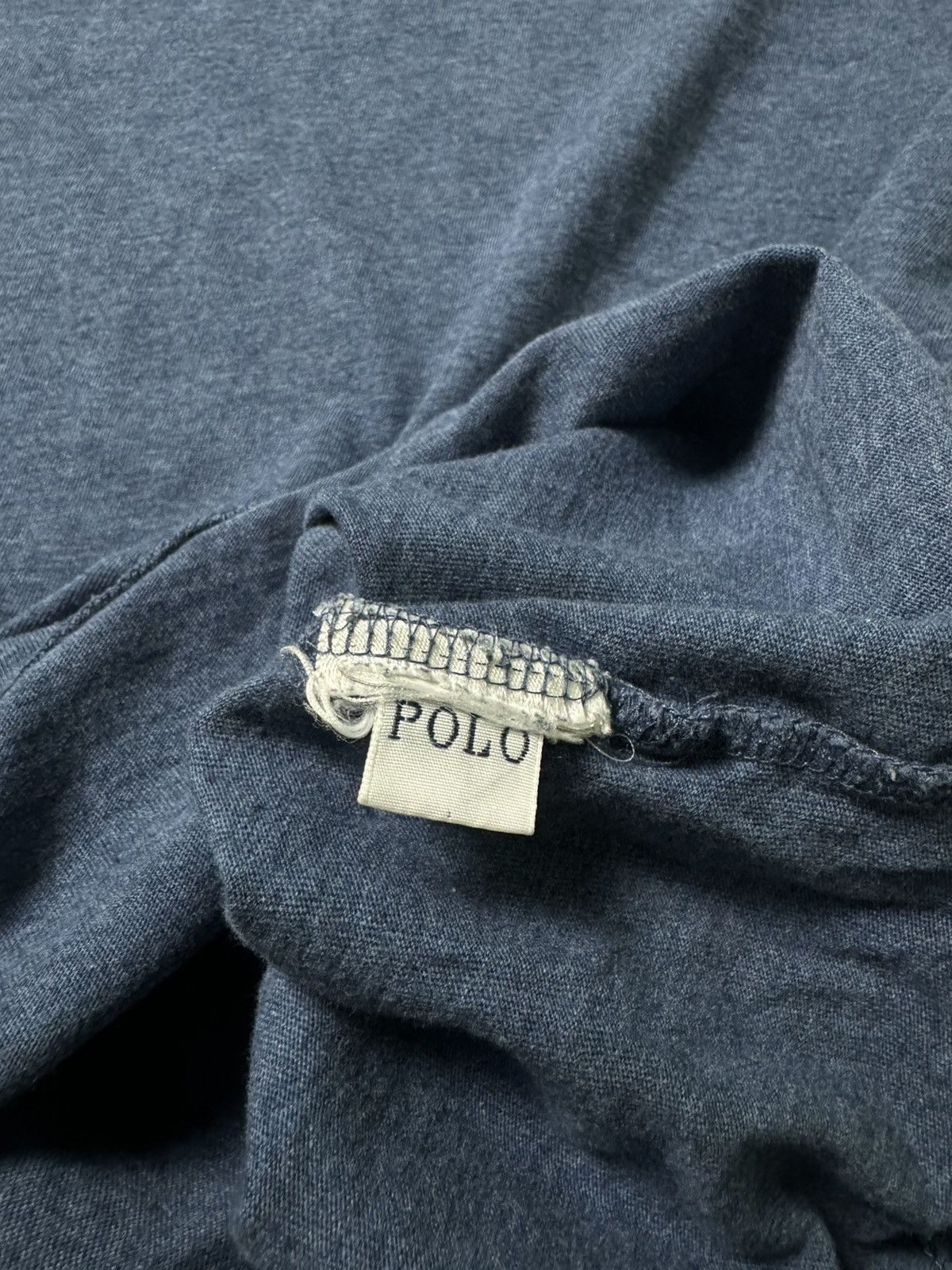 Vintage Vintage Polo Ralph Lauren Tee Shirt Blue Pony Y2K STYLE 90s Size US M / EU 48-50 / 2 - 4 Thumbnail