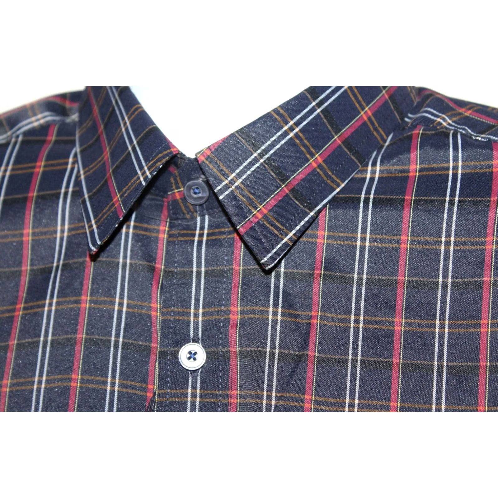 UNTUCKit UNTUCKit Valencay Long Sleeve Button Down Shirt M Slim Multicolor Plaid Men Size US M / EU 48-50 / 2 - 6 Thumbnail