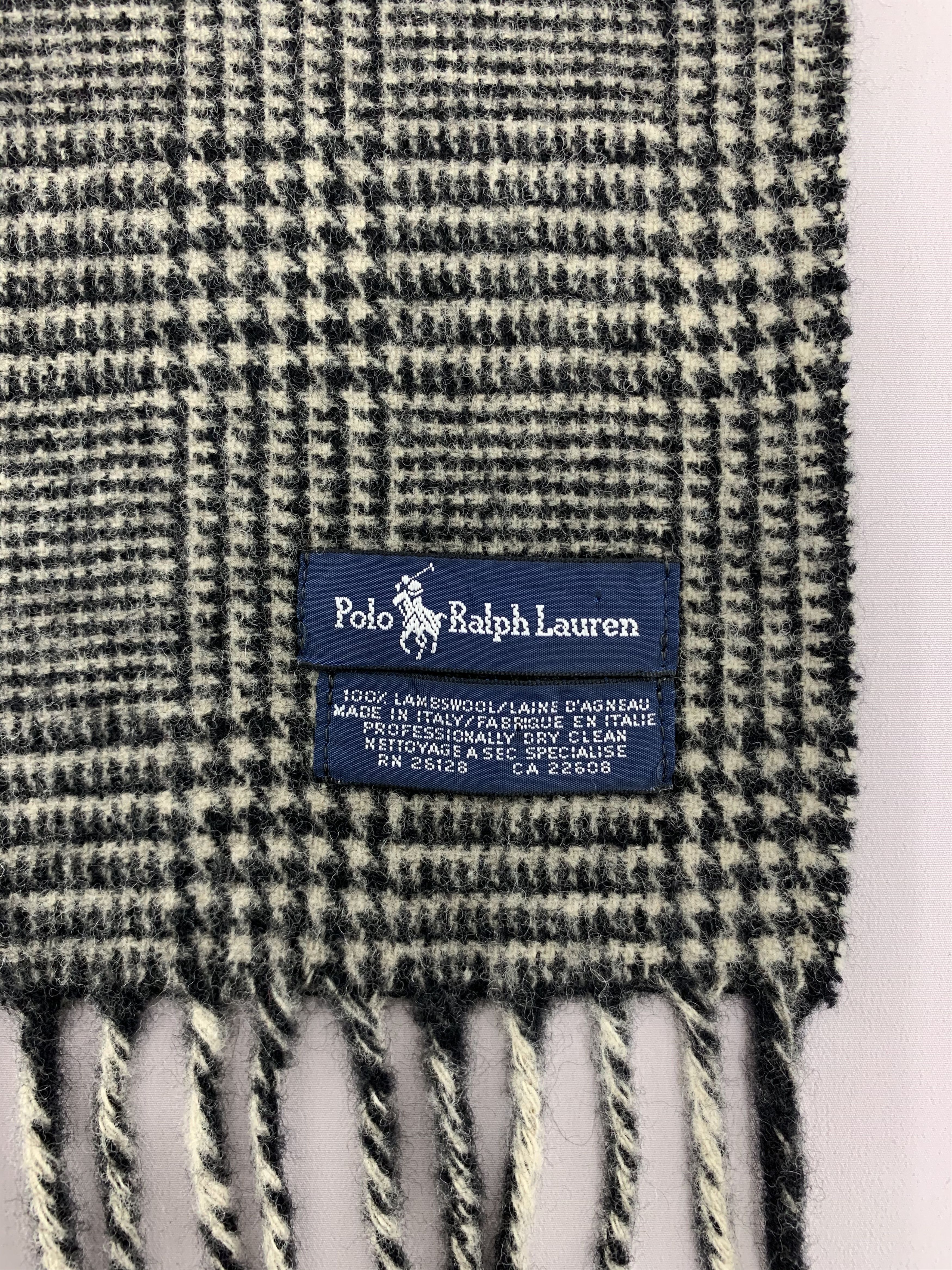 Polo Ralph Lauren Polo Ralph Lauren Scarf Wool Muffler Neck Wrap BL4416 Size ONE SIZE - 5 Thumbnail