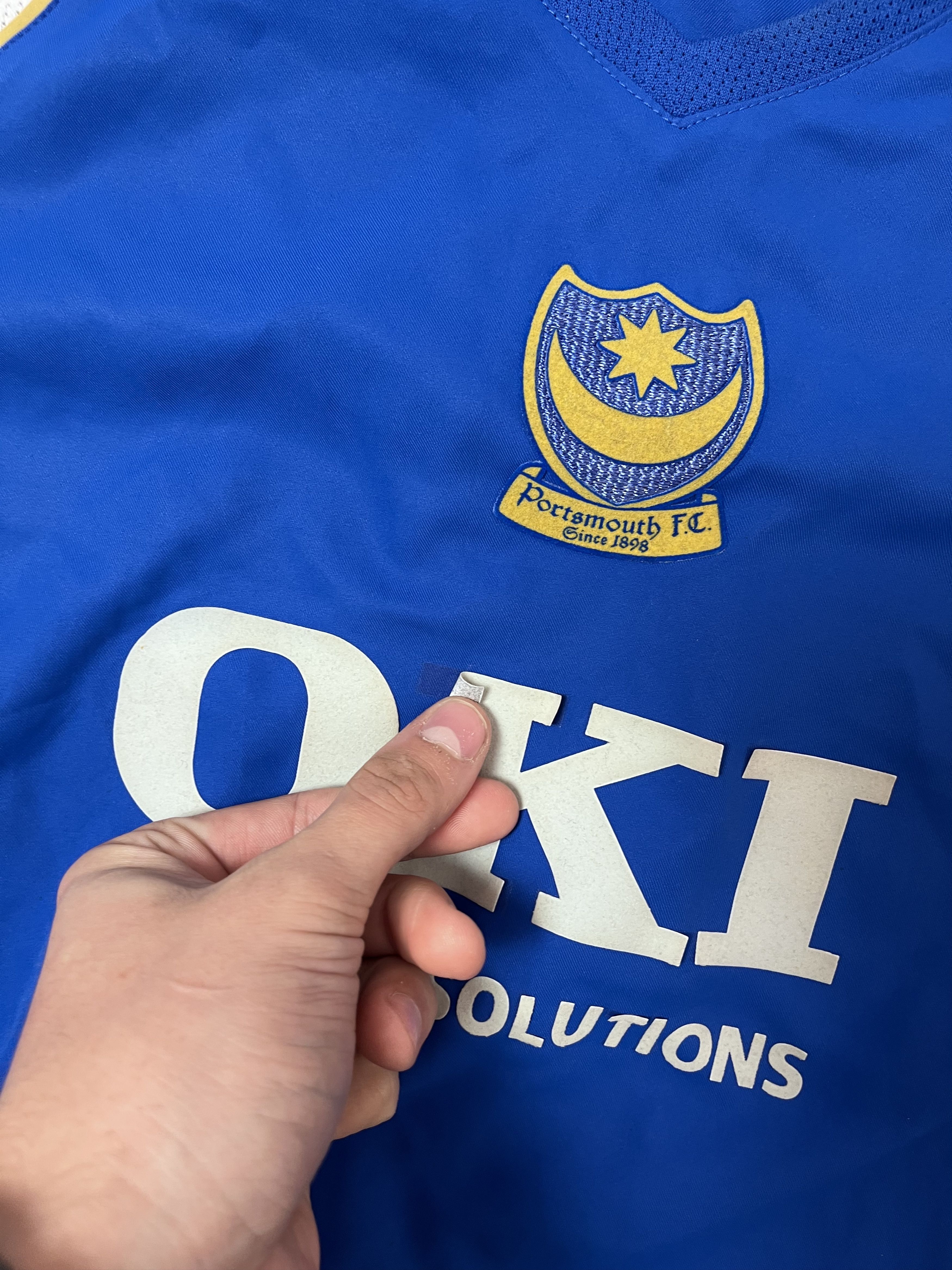 Vintage Mens vintage soccer jersey Jako Portsmouth 2006/07 size l Size US L / EU 52-54 / 3 - 11 Thumbnail