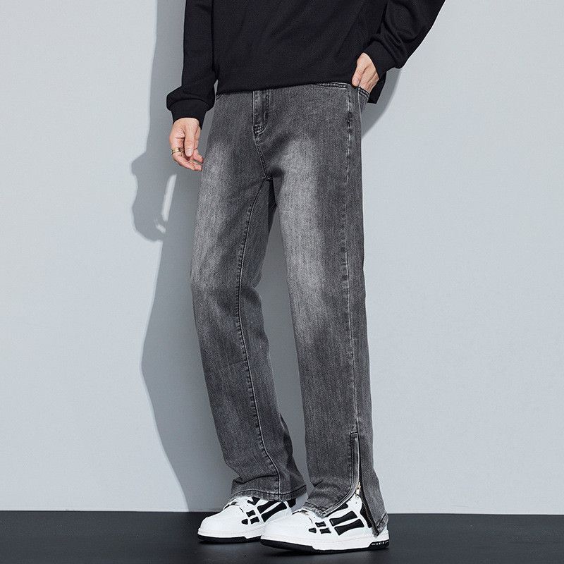 Vintage American retro street loose casual straight jeans for men Size US 32 / EU 48 - 3 Thumbnail
