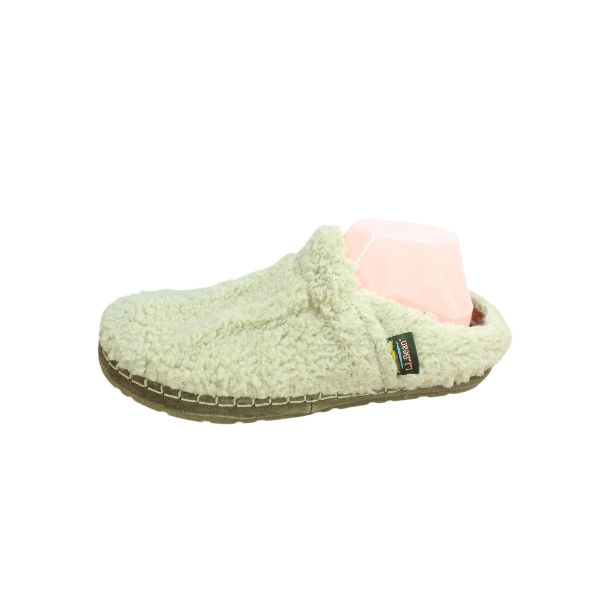 L.L. Bean LL Bean Knit Shearling Lined Water Resistant Slippers Size US 11 / IT 41 - 1 Thumbnail