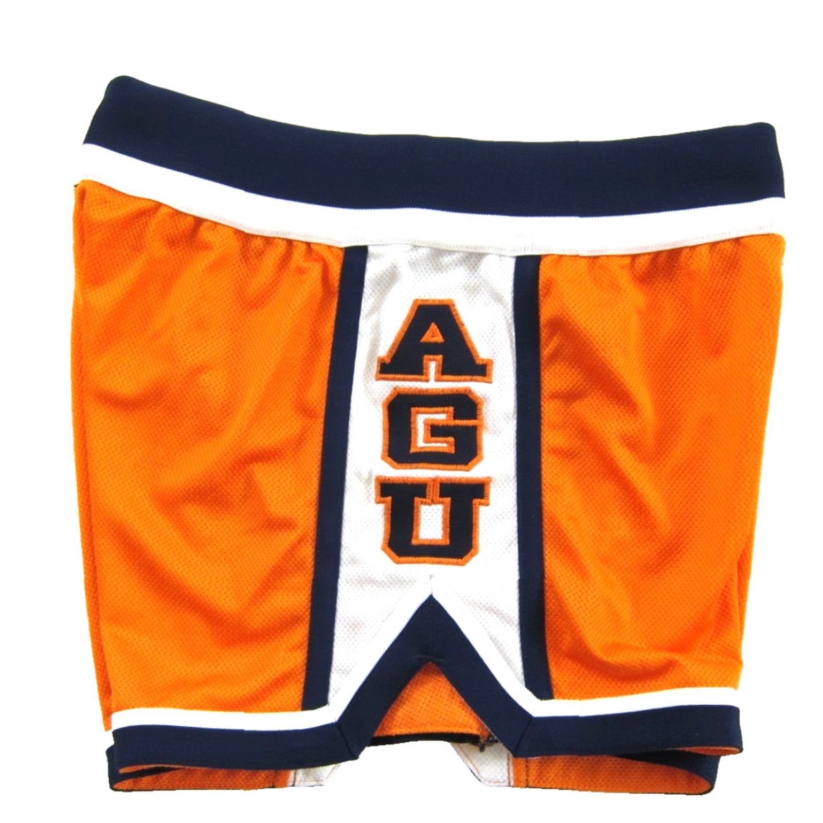 ESPIRIT VINTAGE Descente Five Spirit Basketball Gym Shorts Women S Orange Blue Nylon Spandex 90s Rise 3" Inseam Girls Womens Size 28" / US 6 / IT 42 - 5 Thumbnail