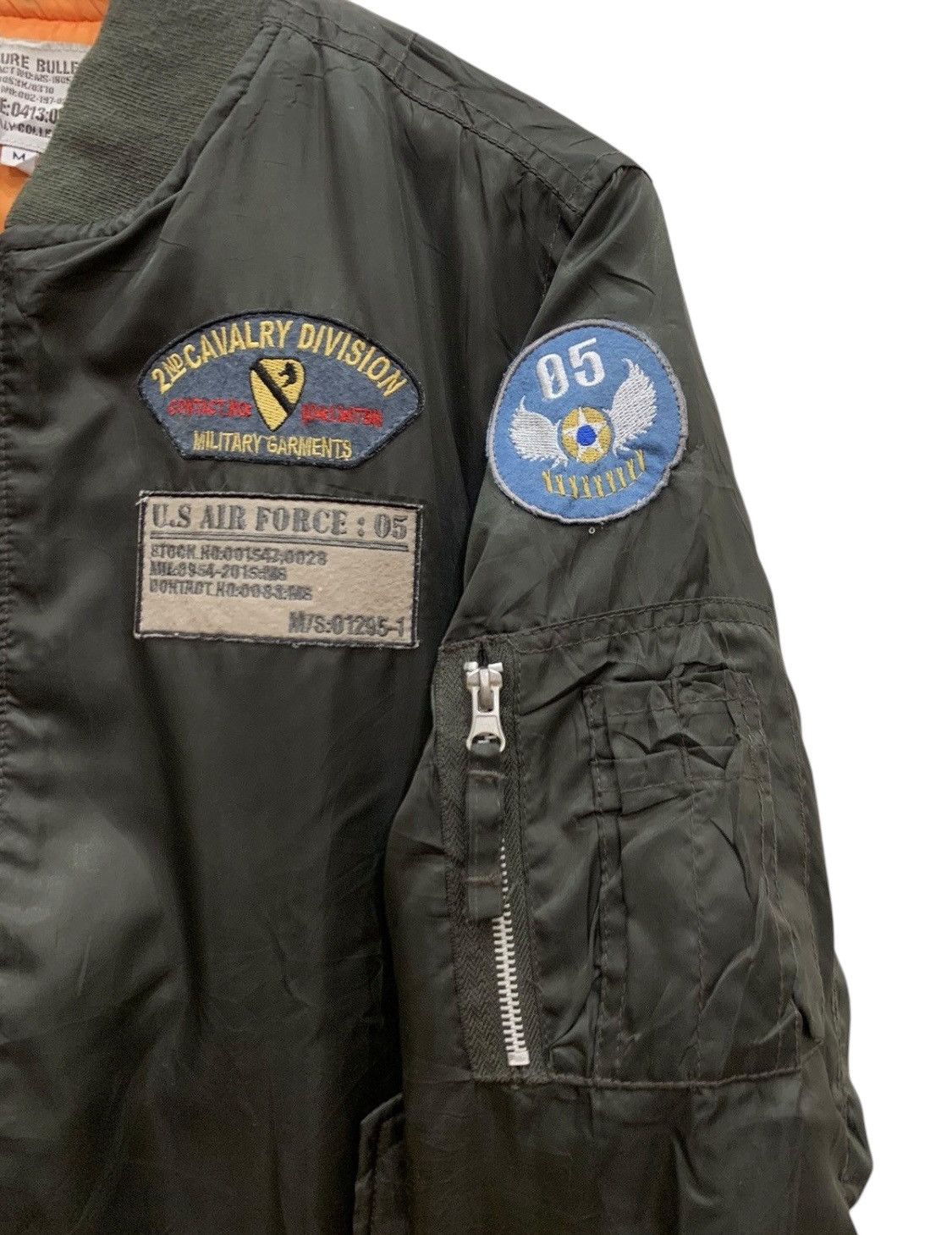 Beauty Beast × Le Grande Bleu (L.G.B.) 🔥Vintage Future Bullet JESUS US AIR FORCE bombers jacket Size US M / EU 48-50 / 2 - 3 Thumbnail