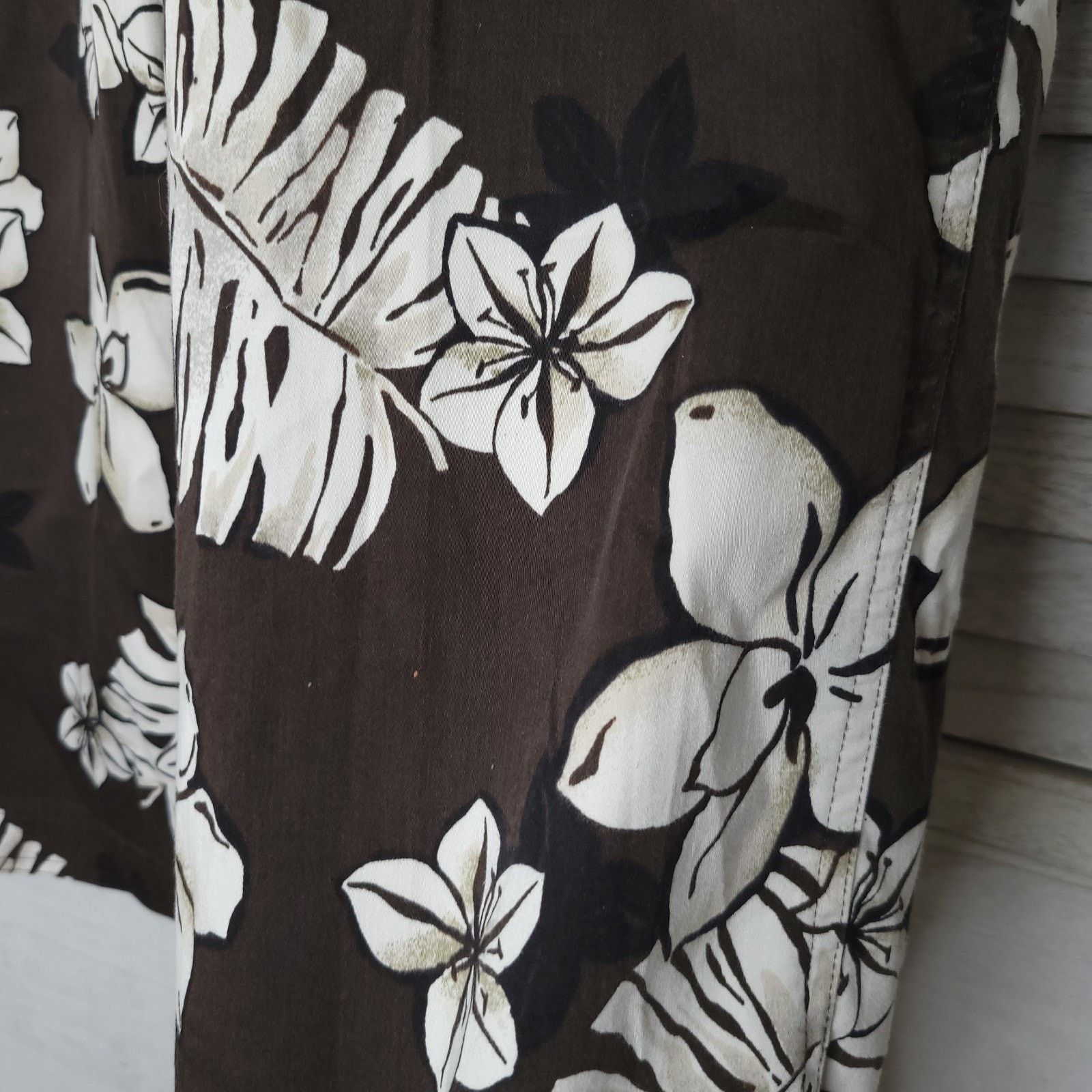 Chicos small flaw Chicos Sz 0 Floral Crop Pants Stretch Size 27" / US 4 / IT 40 - 7 Thumbnail