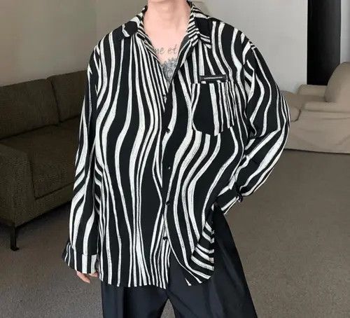 Other Hosokawa x Endo Zebra Graphic Long Sleeve Shirt Size US M / EU 48-50 / 2 - 7 Thumbnail
