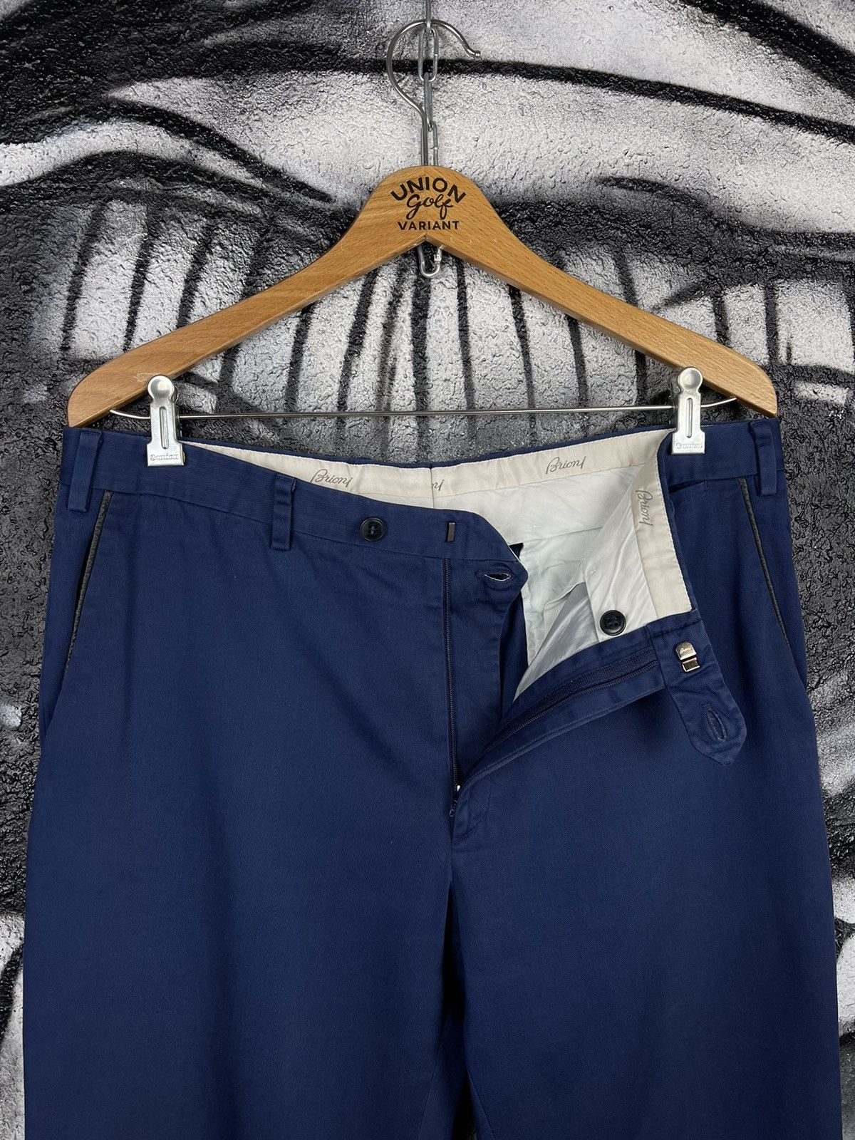 Brioni Brioni Blue Casual Pant Men’s Size 34 Size US 34 / EU 50 - 13 Thumbnail