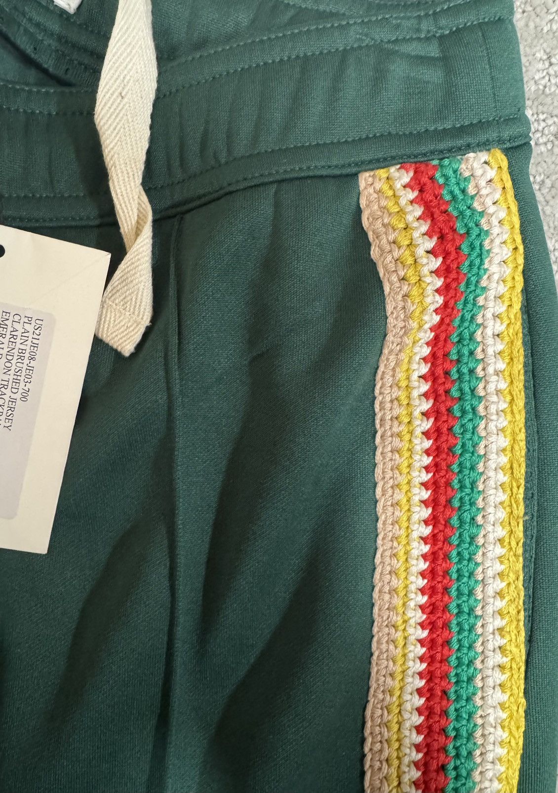 Wales Bonner Wales Bonner Clarendon Track Pants, Retail $554, Mens Large Size US 32 / EU 48 - 6 Thumbnail