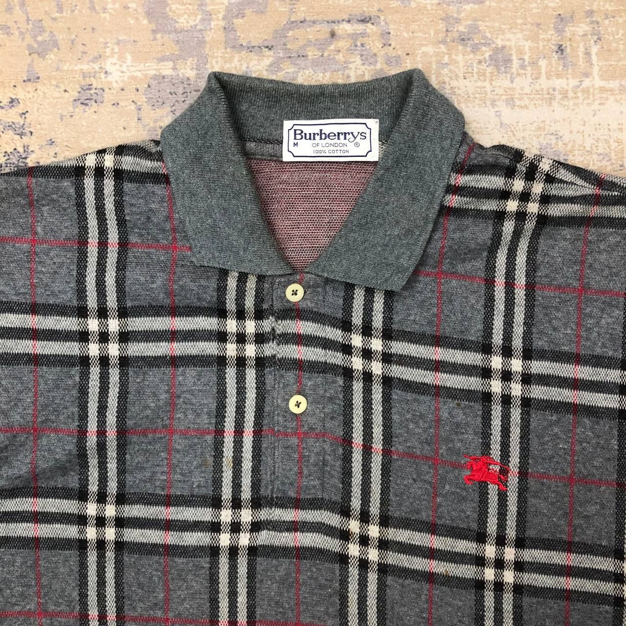 Burberry × Vintage T143 VTG BURBERRYS NOVA CHECK POLO SHIRTS Size US M / EU 48-50 / 2 - 1 Thumbnail
