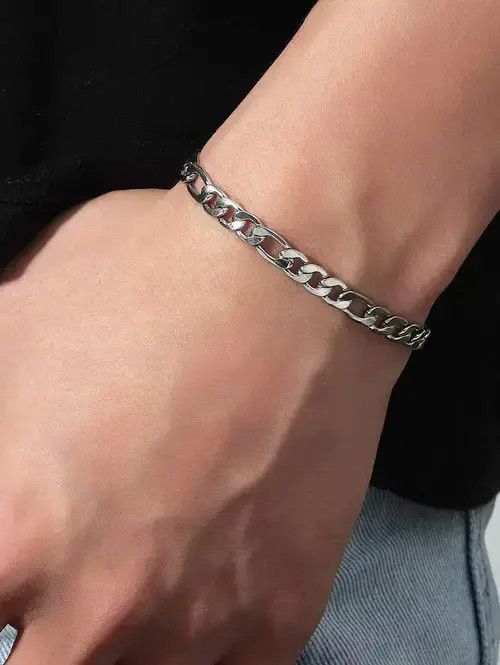Other Stainless Steel Minimalist Link Bracelet Size ONE SIZE - 1 Thumbnail