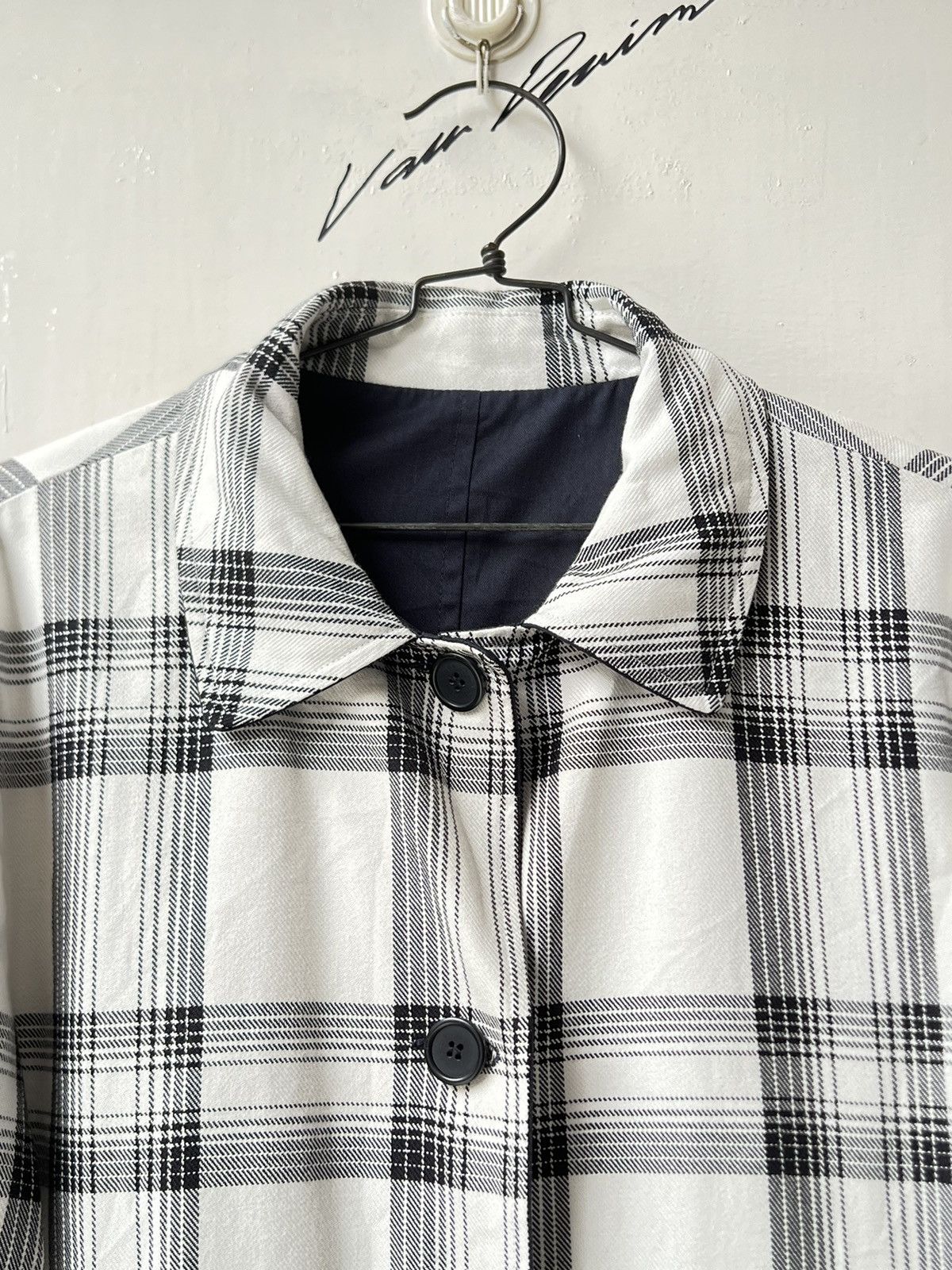 Sandro SANDRO Paris Navy Reversible Coat Jacket Size US M / EU 48-50 / 2 - 9 Thumbnail