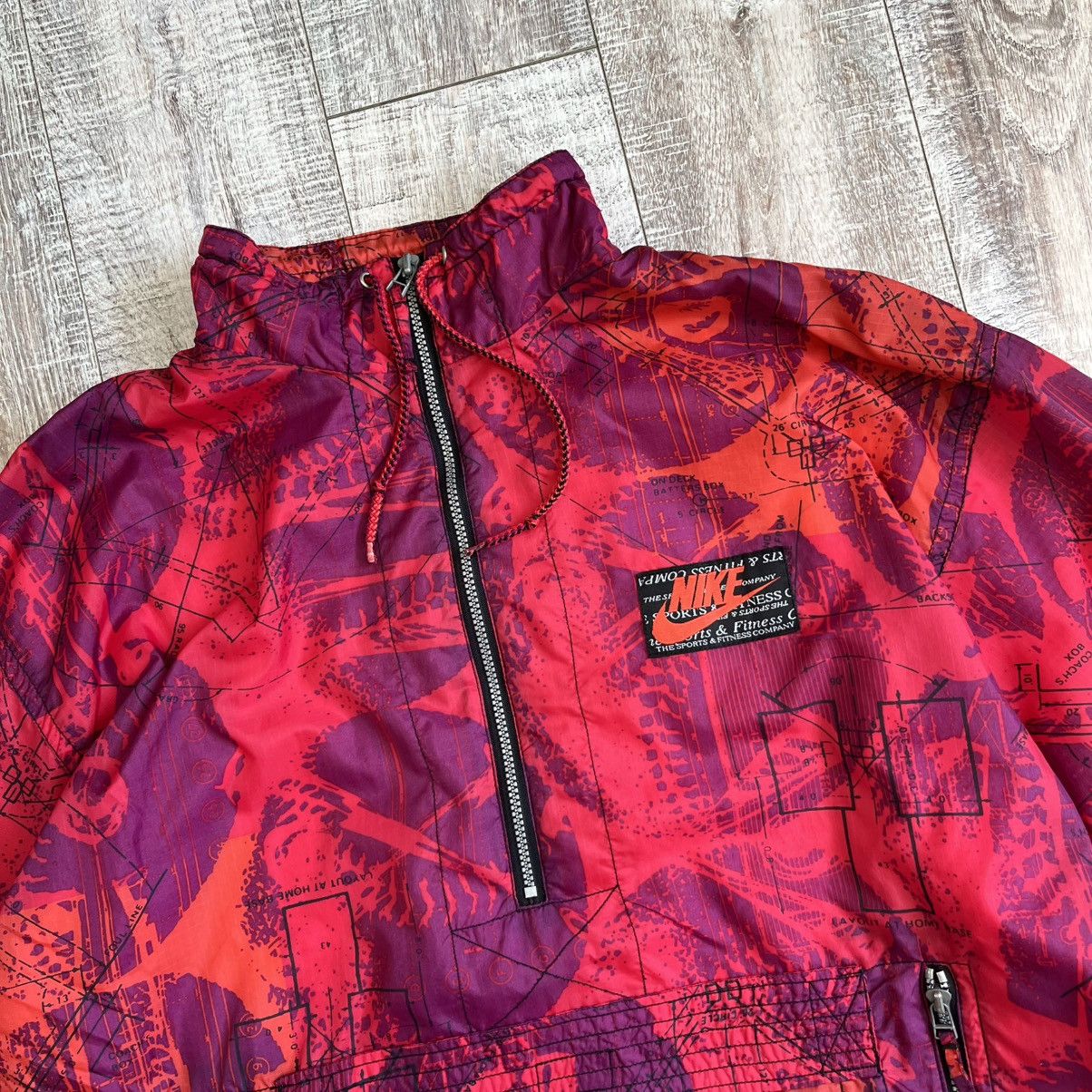 Nike × Vintage Vintage Nike baseball anorak Size US XL / EU 56 / 4 - 3 Thumbnail