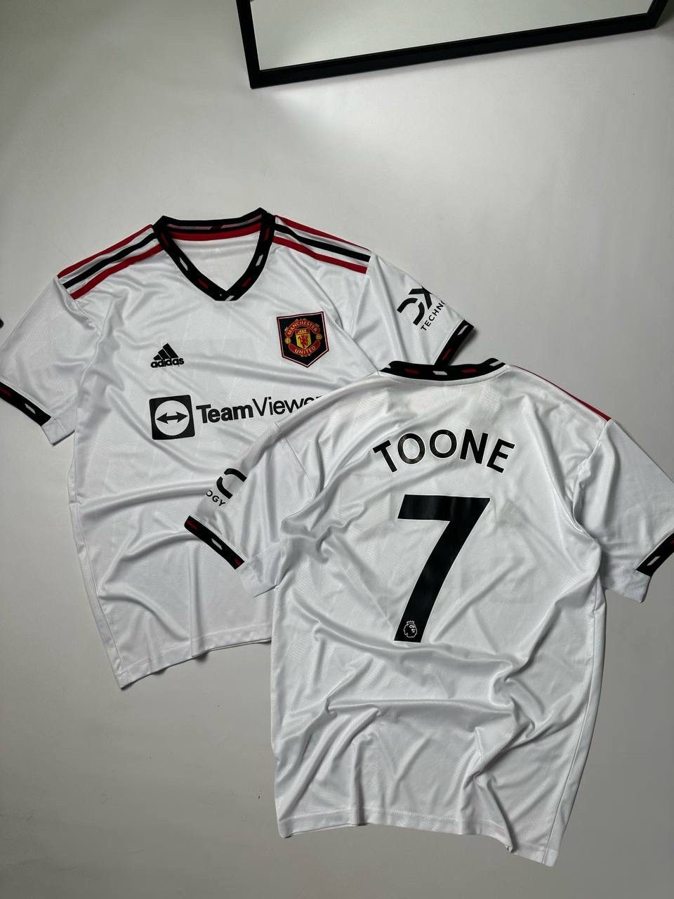 Other 2x ❗️ Manchester United Jersey #7 Away Home 2023-24 Size US L / EU 52-54 / 3 - 11 Thumbnail