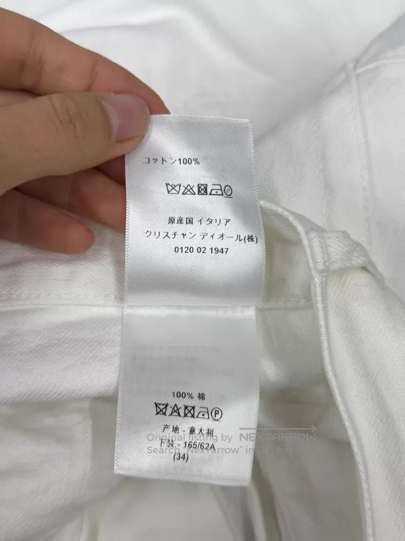 Dior Dior White denim trousers Size 42" / US 20 - 6 Thumbnail