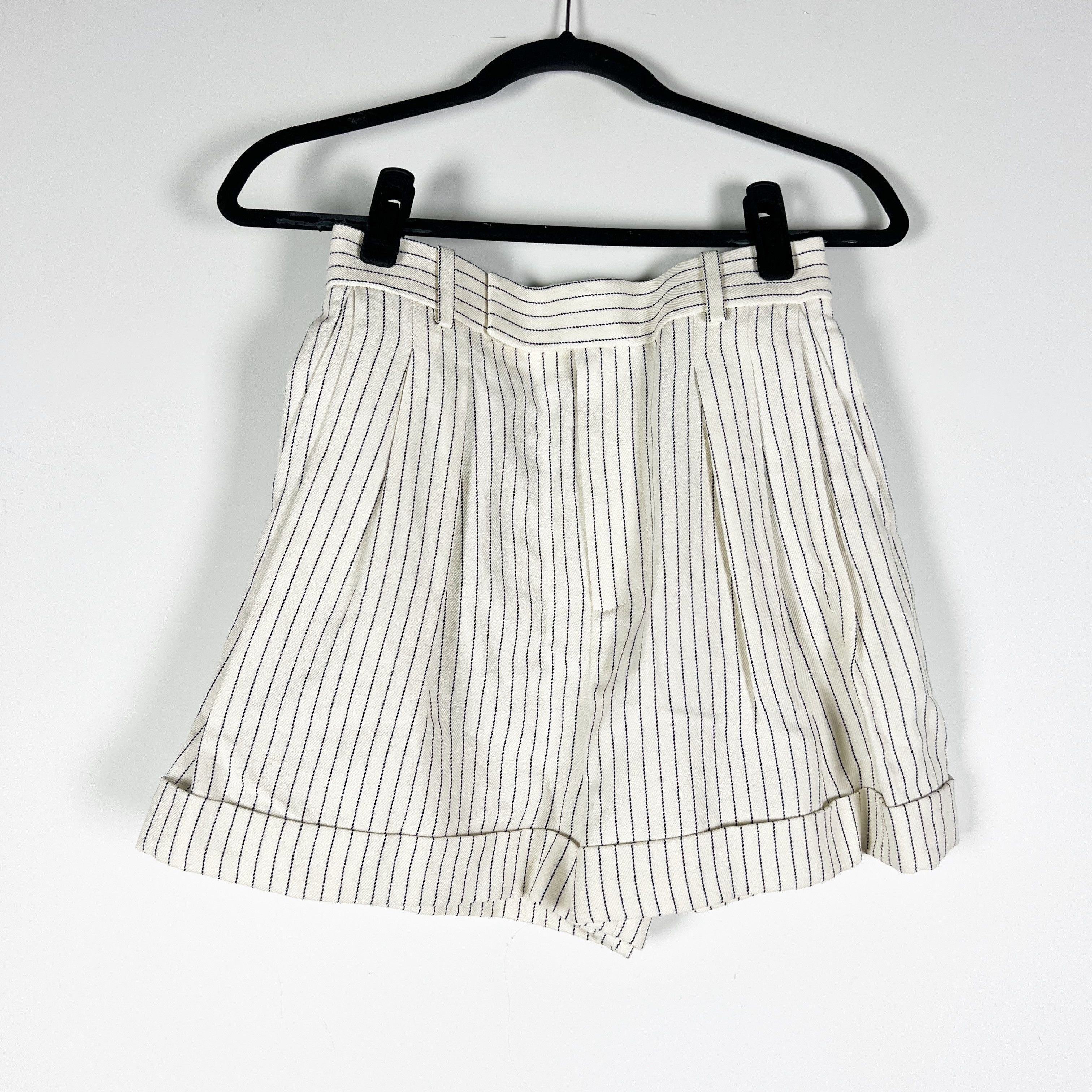 Frame NEW Frame Pleated Wide Cuff High Waisted Size 25" / US 0 / IT 36 - 1 Thumbnail