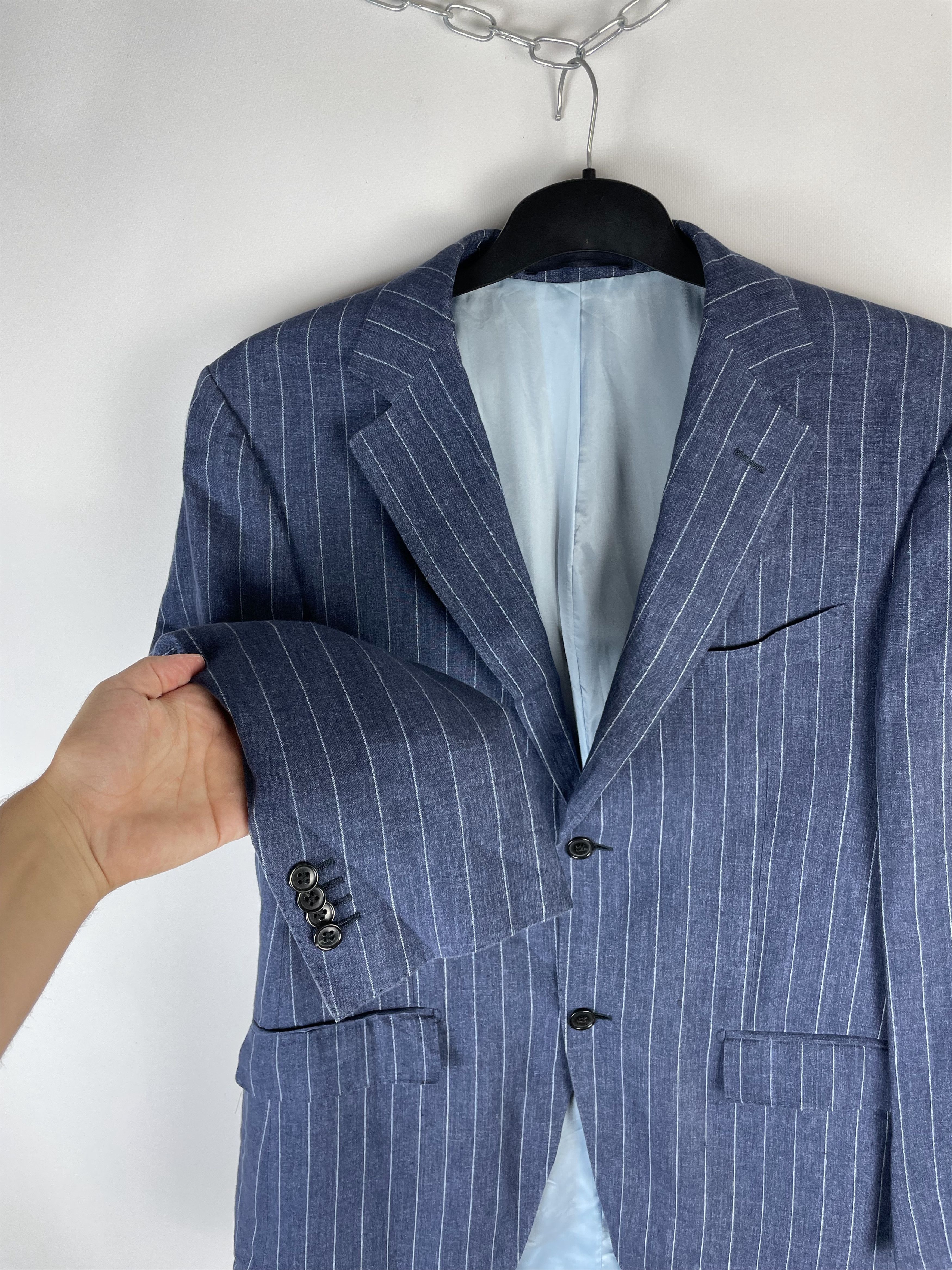 Other Suitsupply Linen Sport Coat Blazer Jacket Size 50R - 5 Thumbnail