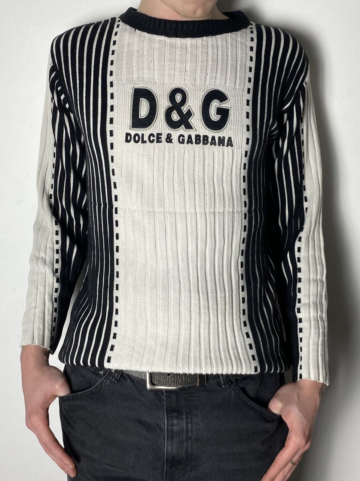 Dolce & Gabbana DOLCE GABBANA STYLE AVANT GARDE SWEATER Size US L / EU 52-54 / 3 - 1 Thumbnail