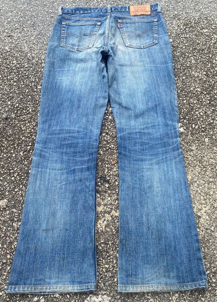 Levi's Vintage Levis 516 Flare Distressed Denim Size US 31 - 3 Thumbnail