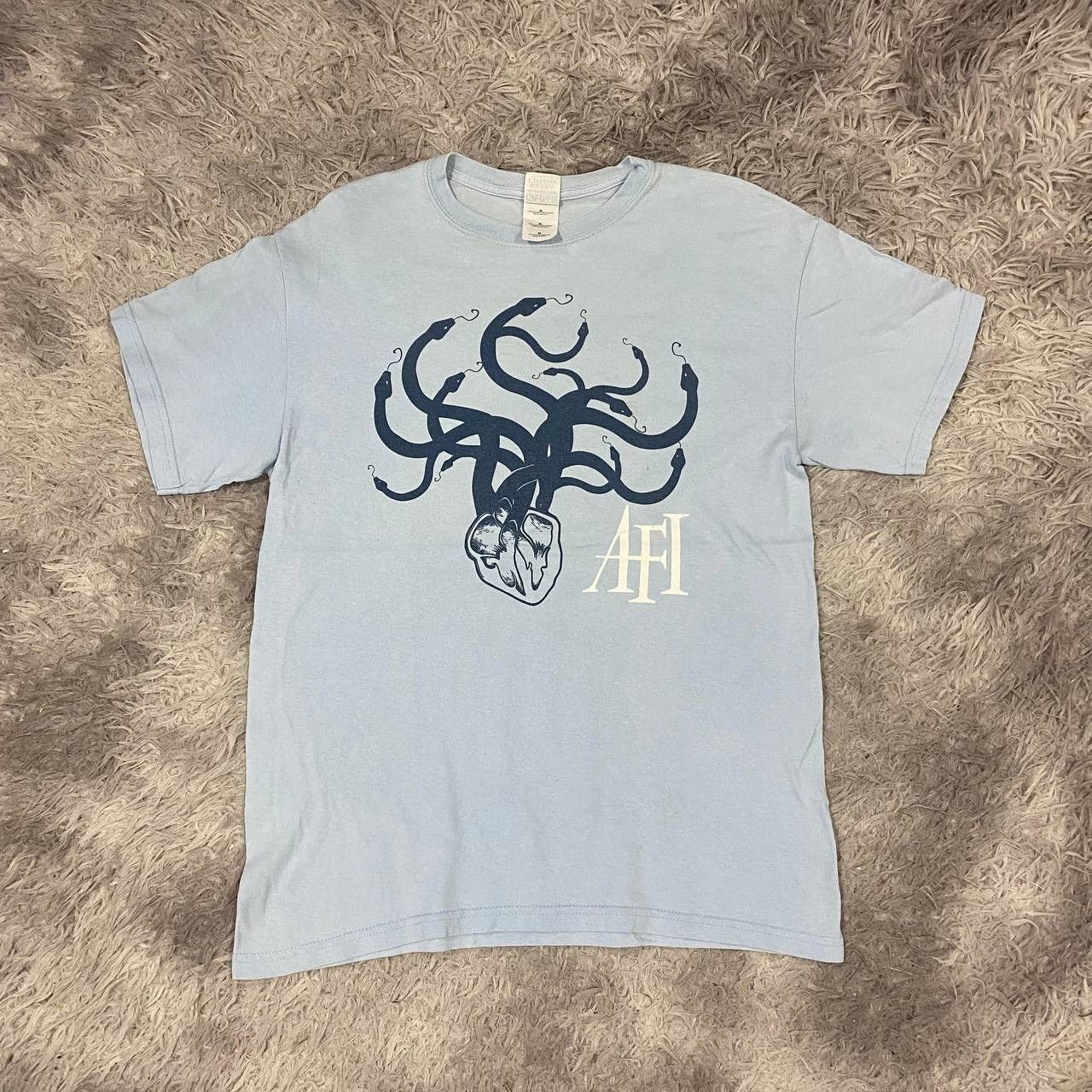 Band Tees Vintage Y2K afi band December underground Size US M / EU 48-50 / 2 - 1 Thumbnail