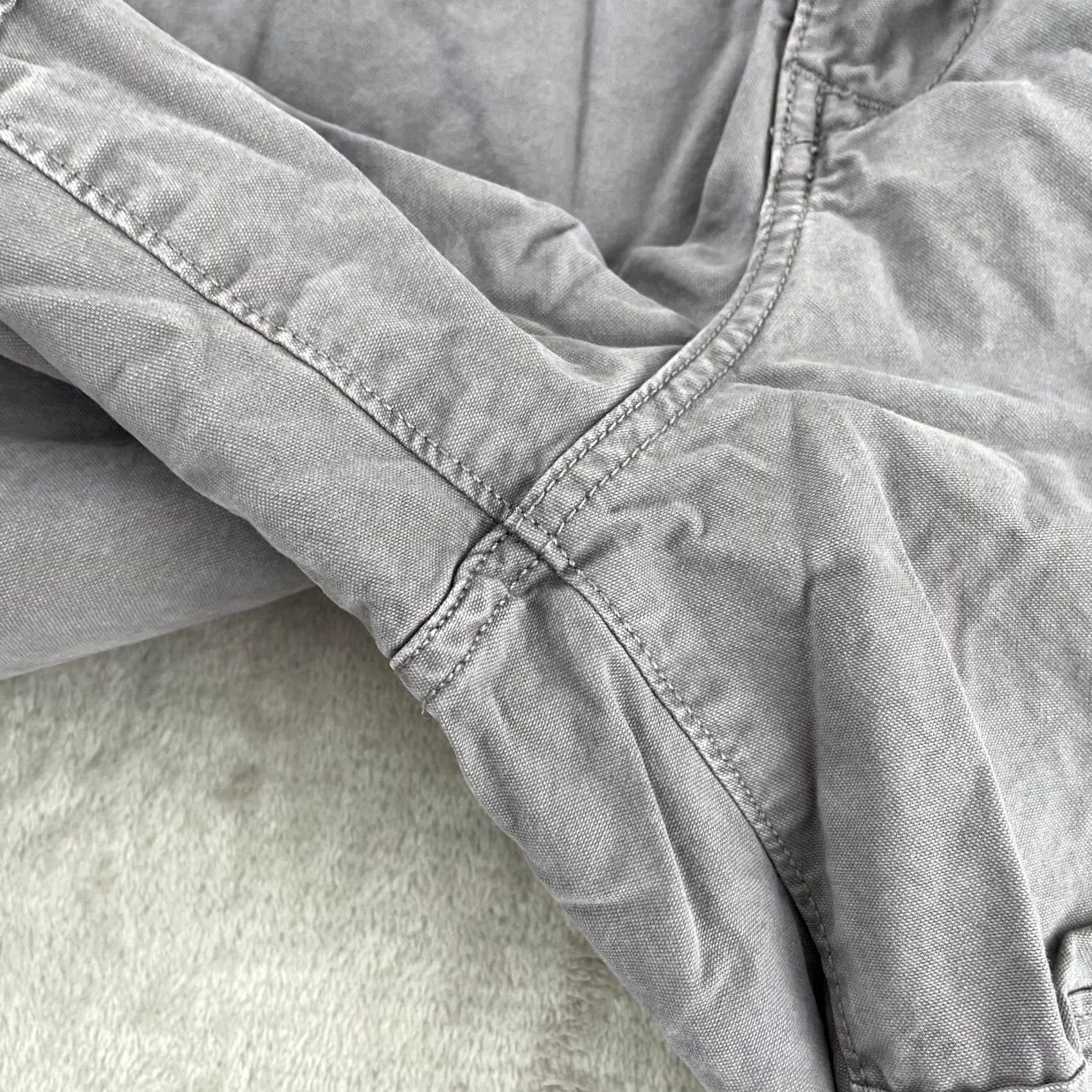 Lucky Brand Lucky Brand Cargo Shorts Men 36 Grey Army Military Surplus Utility Cargo Pocket Regular Cotton Canvas Short Size US 36 / EU 52 - 5 Thumbnail
