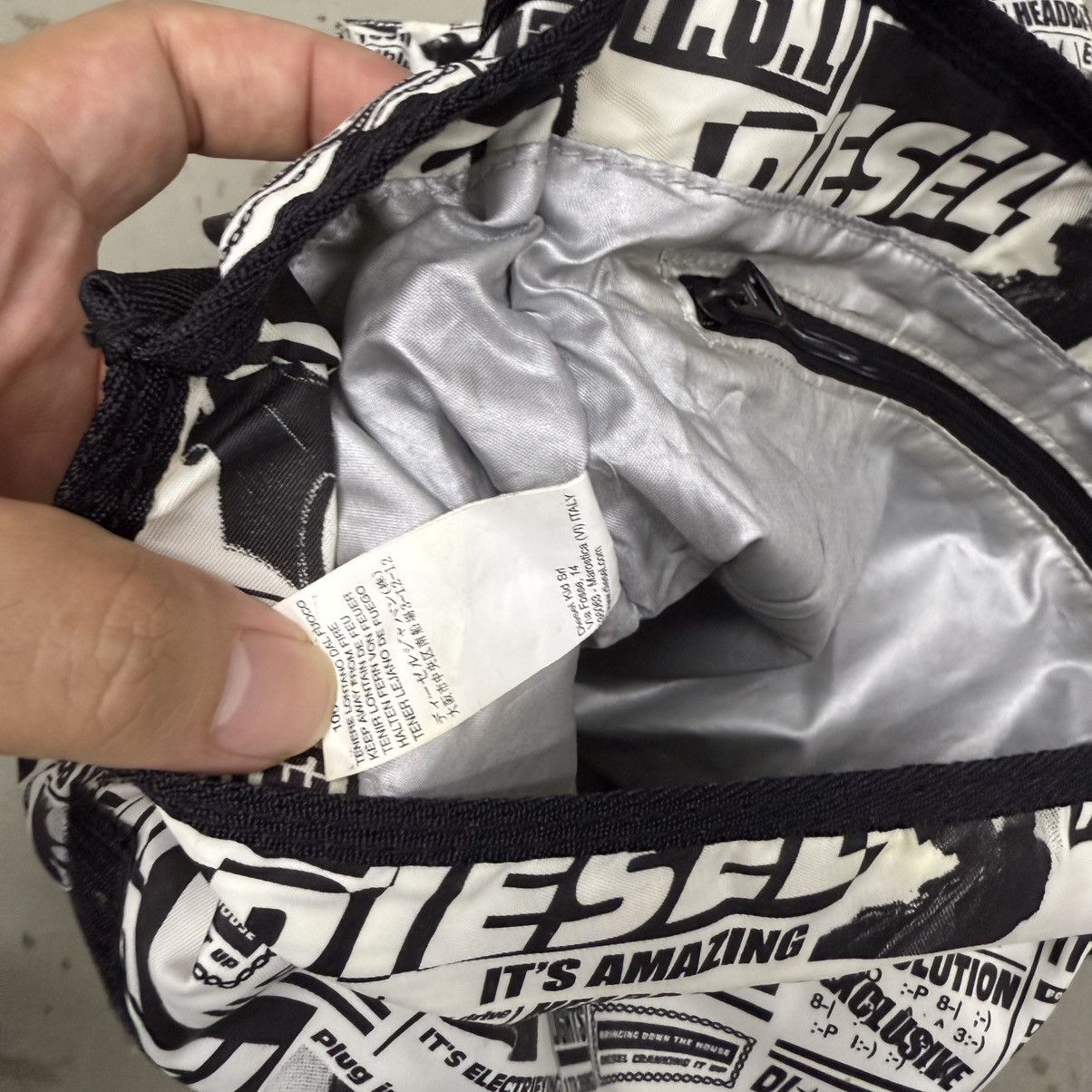 Diesel Diesel Punk Newspaper Design Messenger Bag Size ONE SIZE - 7 Thumbnail