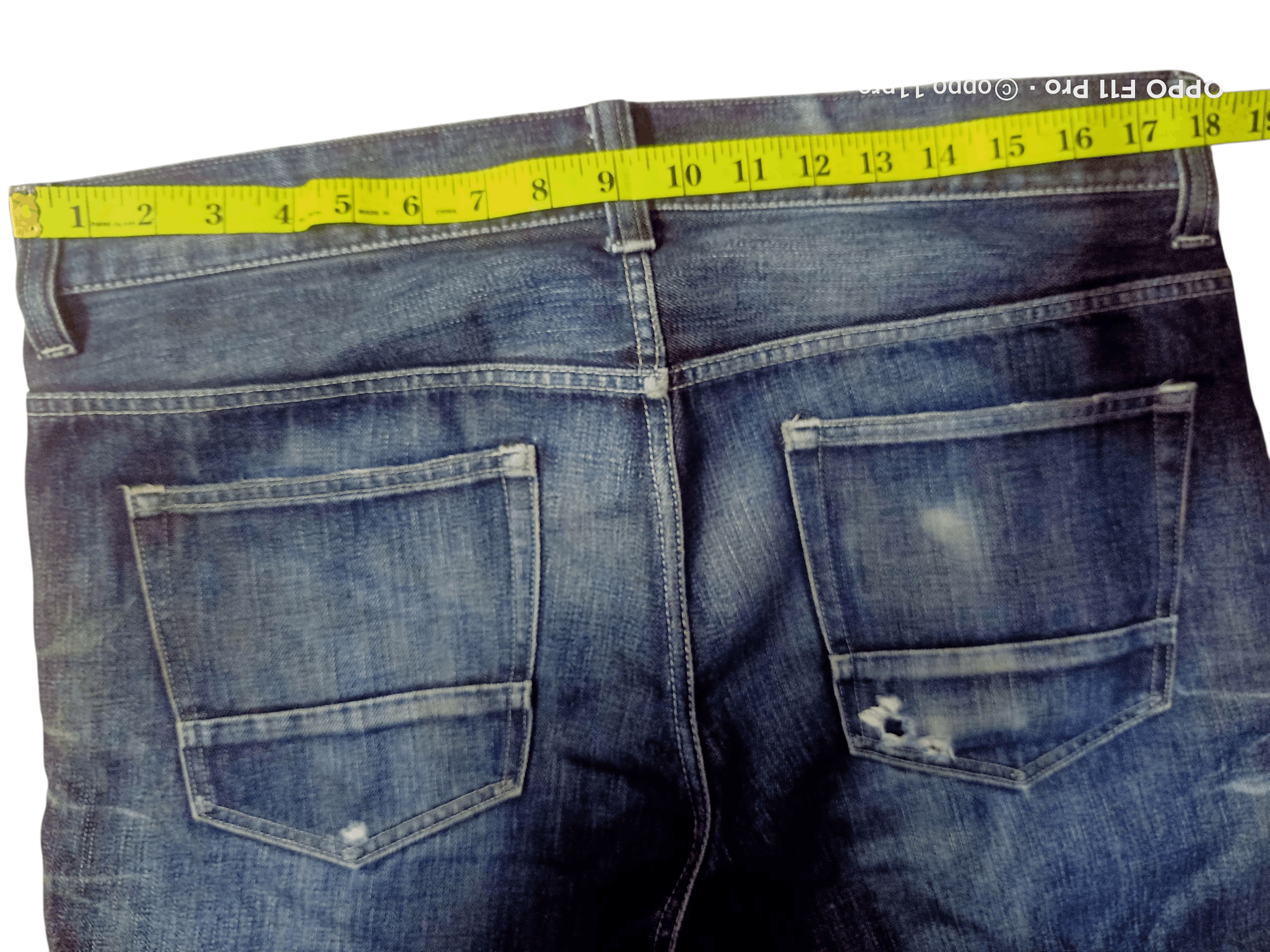 Japanese Brand 🌟Back Number EveryGarment Gurantee Men Denim 🌟 Size US 35 - 5 Thumbnail