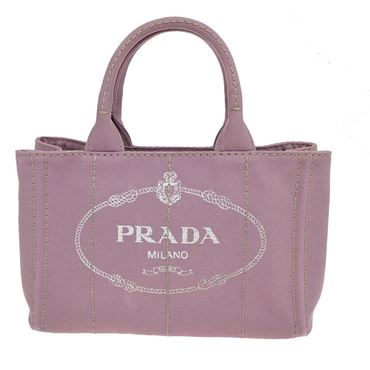 Prada Prada Canapa Open Tote Canvas Size ONE SIZE - 1 Thumbnail