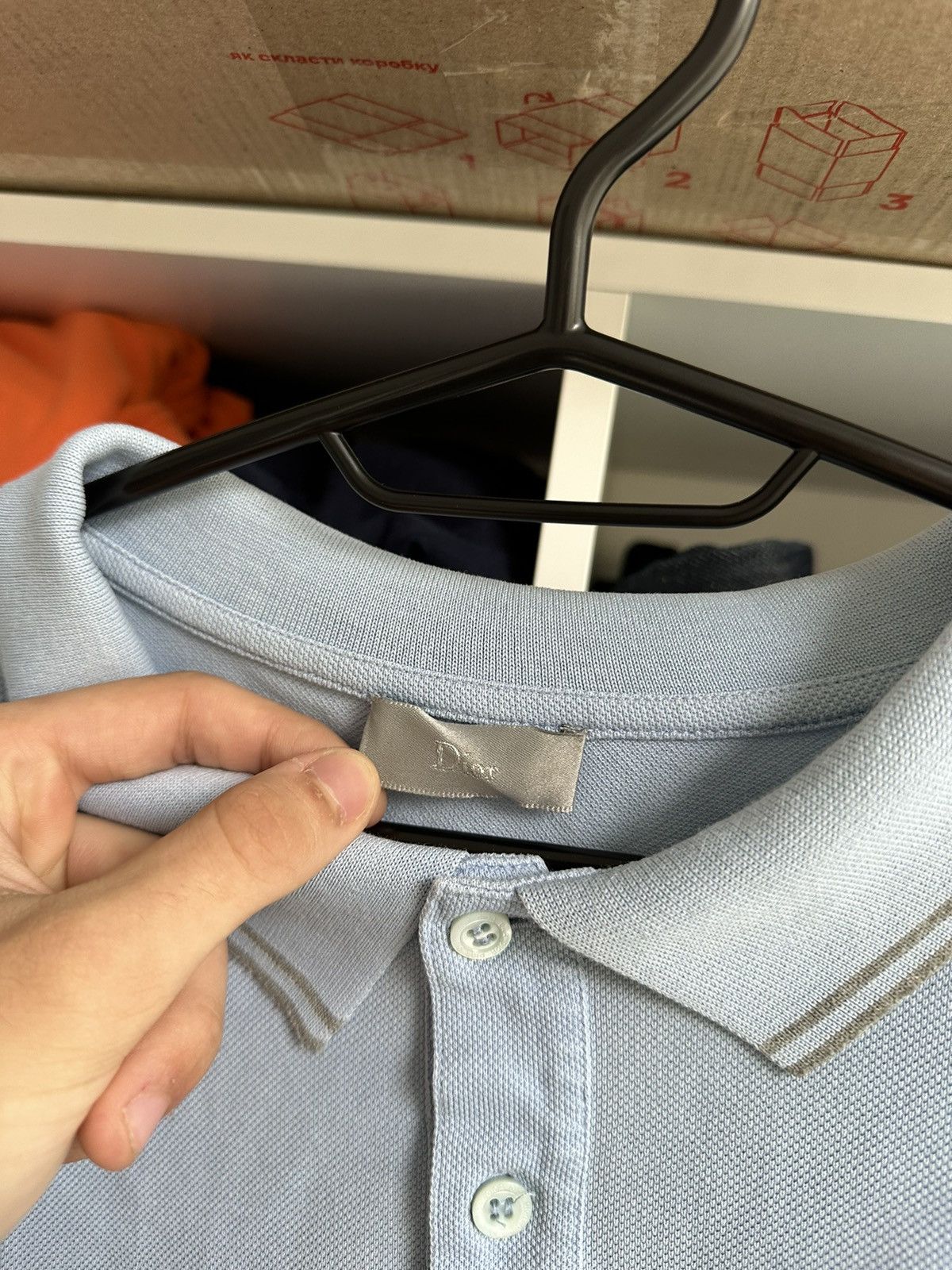 Dior 🔥VINTAGE DIOR BEE LOGO POLO🔥 Size US XL / EU 56 / 4 - 4 Thumbnail