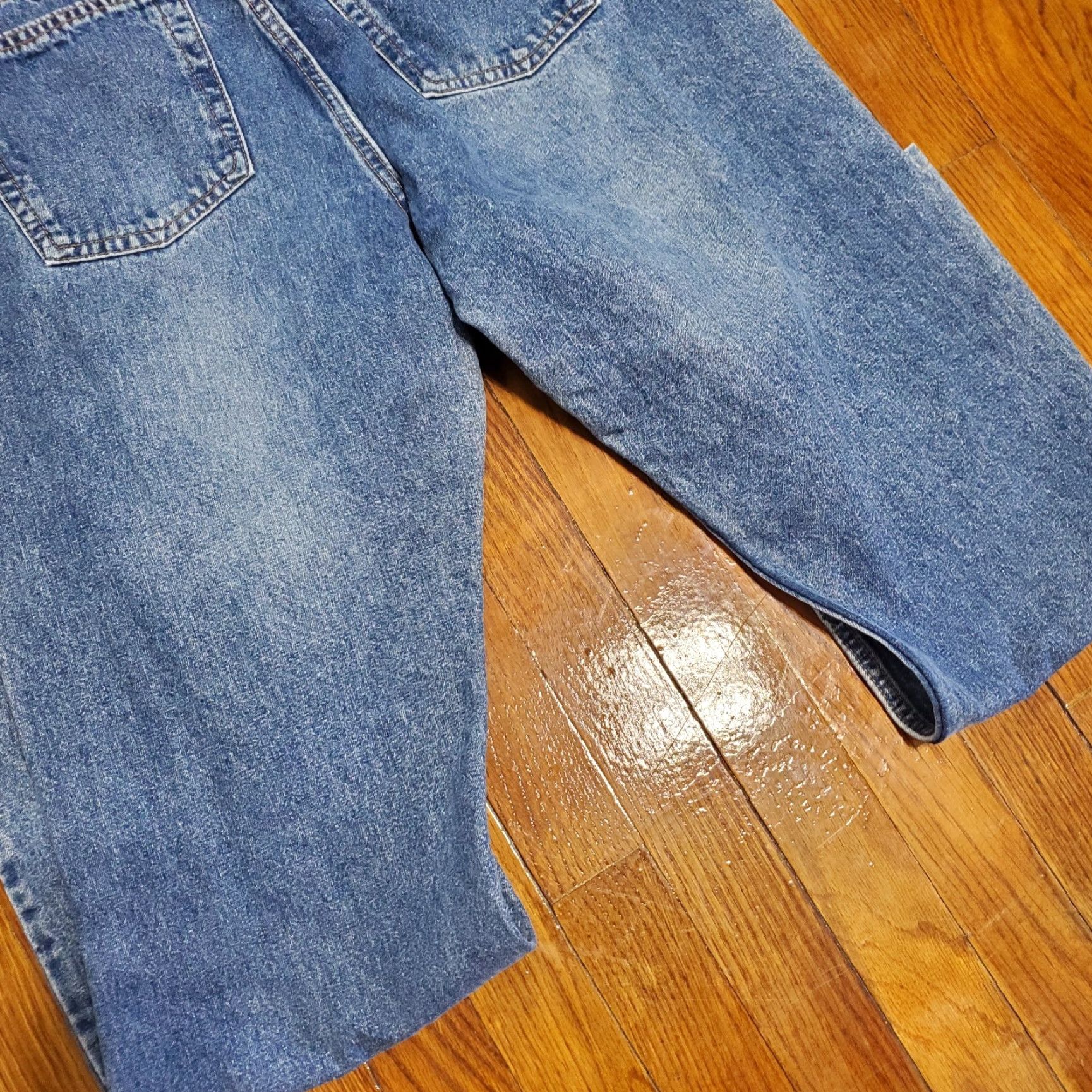 Old Navy VINTAGE Old Navy Jeans Women 12 Short Bootcut Mid Rise Denim Blue 90s Retro USA Womens Size 34" / US 12 / IT 48 - 2 Thumbnail