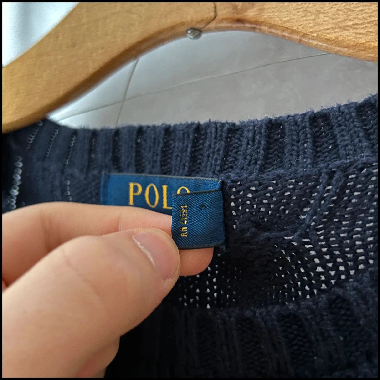 Designer × Ralph Lauren Knitwear Polo Ralph Lauren navy mini logo pony old money Size US XL / EU 56 / 4 - 6 Thumbnail
