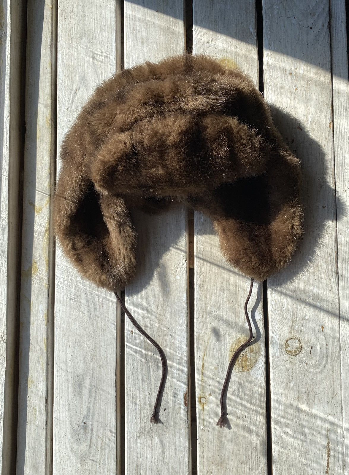 Japanese Brand × Vintage Y2K HYPE FUZZY MOHAIRE AVIATOR USSR USHANKA HAT bubble Size ONE SIZE - 2 Thumbnail