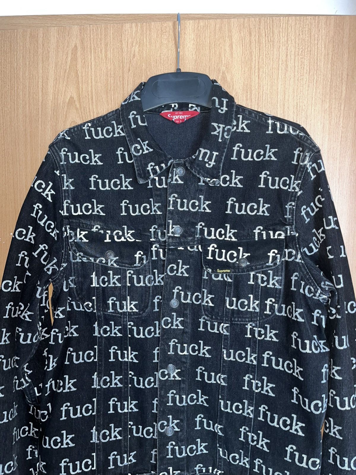 Supreme Supreme Fuck Denim Jacket Size US L / EU 52-54 / 3 - 4 Thumbnail