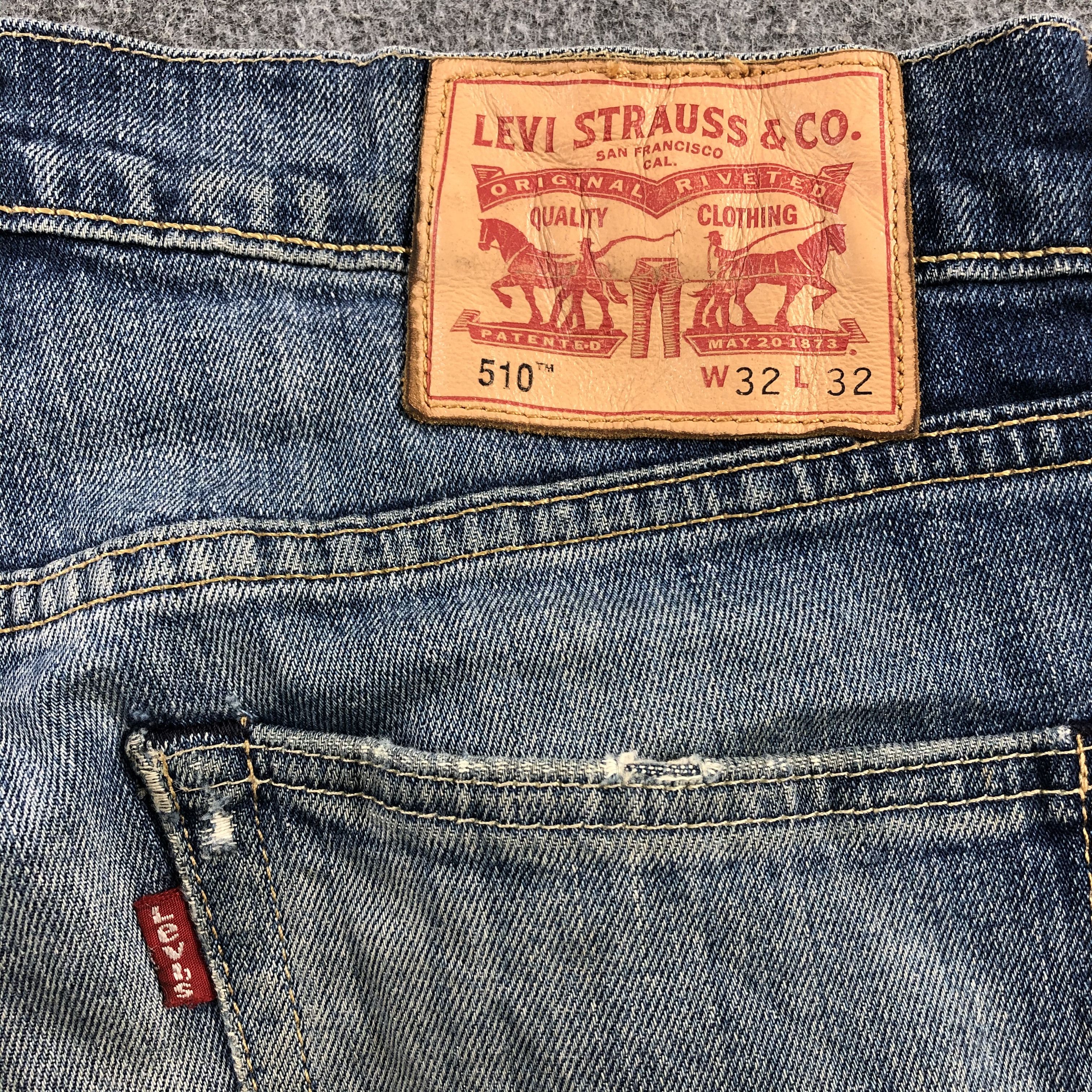 Levi's × Vintage Vintage Levis 510 Slim Fit Jeans-JM1331 Size US 32 / EU 48 - 6 Thumbnail