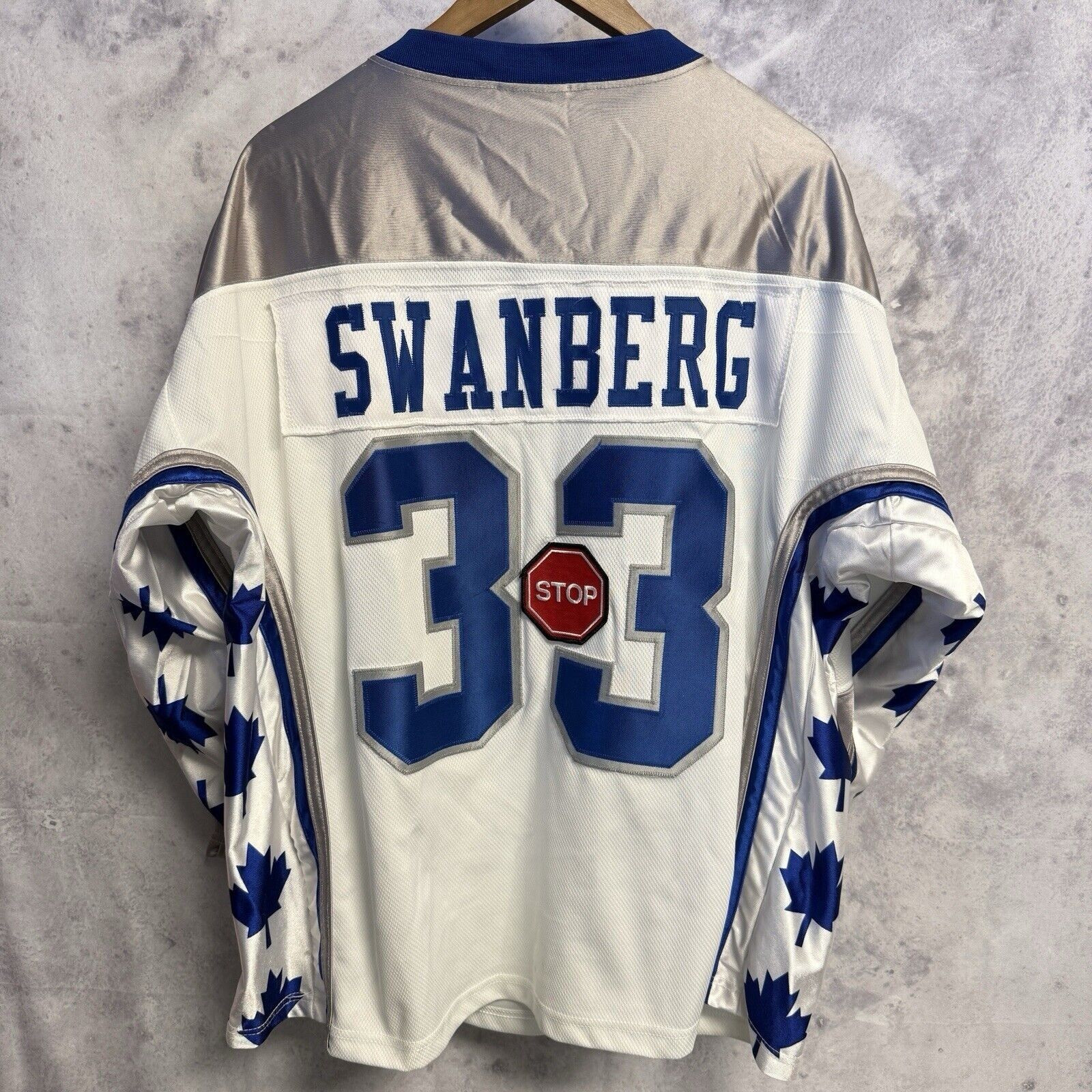 Vintage Vintage OT Sports Leafs Jersey 2002 Inaugural Season Swanber Size US M / EU 48-50 / 2 - 2 Thumbnail