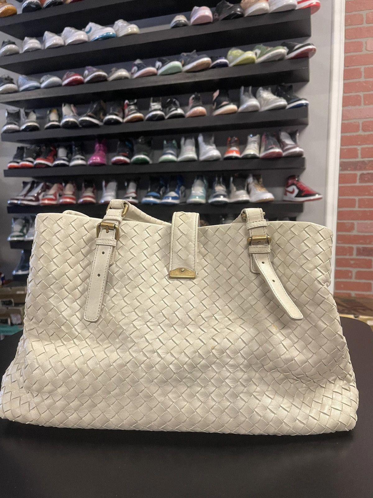 Bottega Veneta Bottega Venta Nappa Intrecciato Medium Roma Tote Marmo Size ONE SIZE - 5 Thumbnail