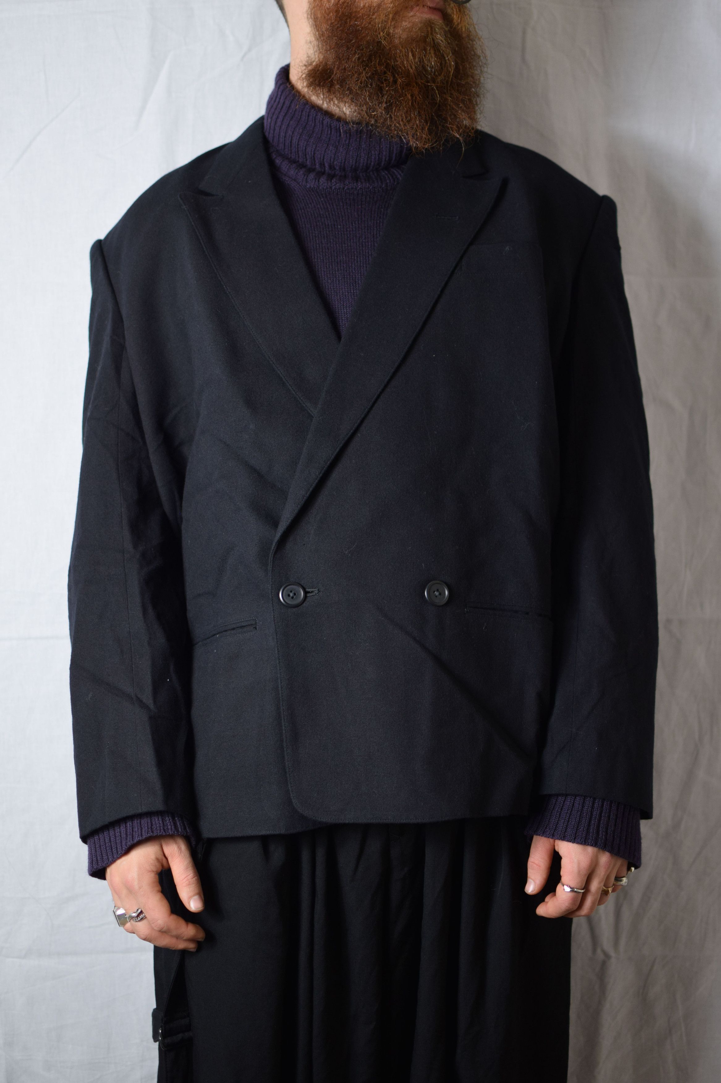 Yohji Yamamoto YYPH Archive Double-Breasted Blazer Size 52R - 4 Thumbnail