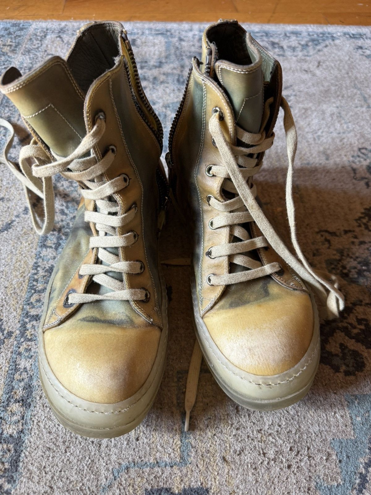 Rick Owens Rick owens BABEL Ramones high top sneakers Size US 10 / IT 40 - 3 Thumbnail