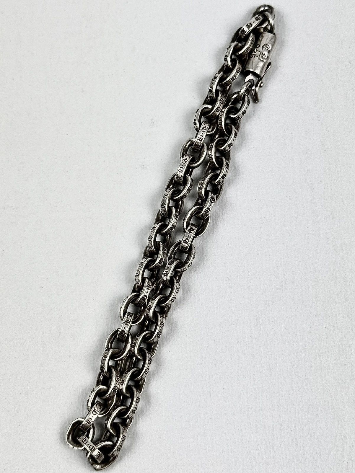 Chrome Hearts Chrome Hearts - Paper Chain - Silver Bracelet 8" Size ONE SIZE - 4 Thumbnail