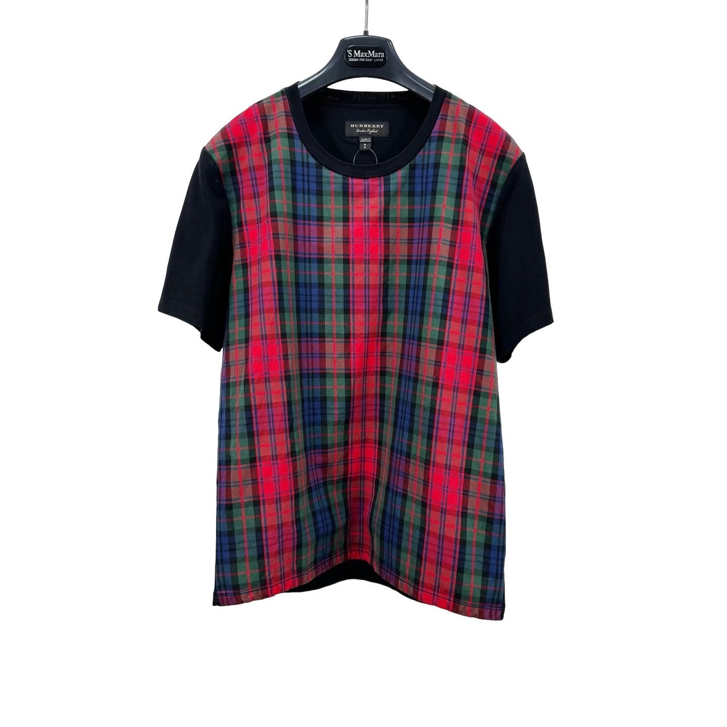 Burberry Burberry Plaid Panel T-Shirt Size S Size US S / EU 44-46 / 1 - 1 Thumbnail