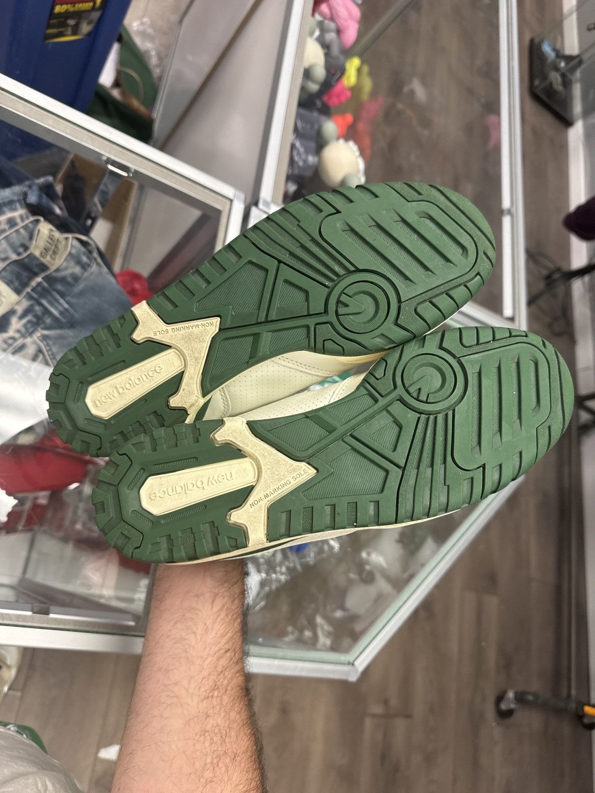 Aime Leon Dore × New Balance New balance 550 aime Leon dore green 9.5 Size US 9.5 / EU 42-43 - 4 Thumbnail