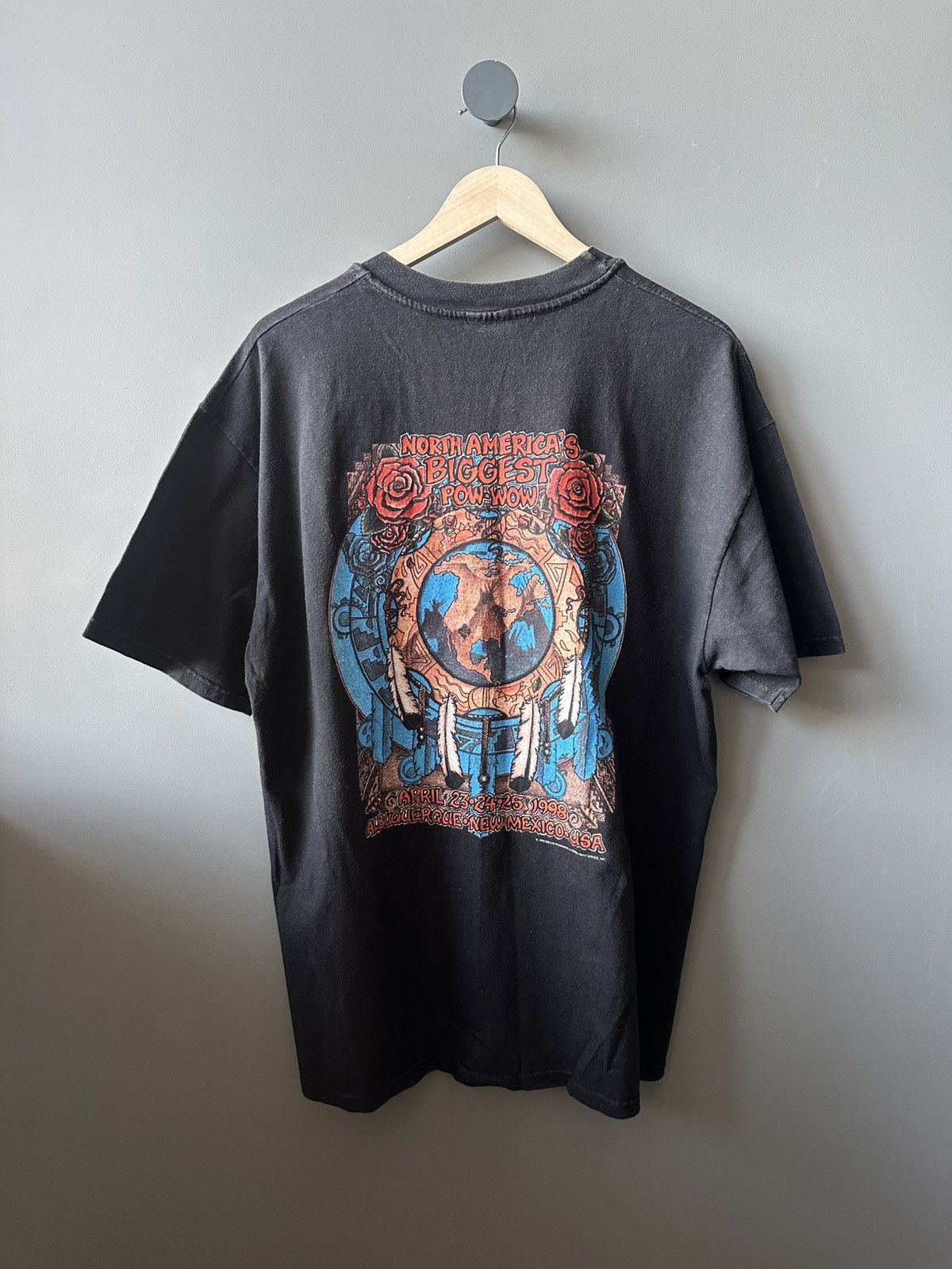 Other Vintage 1998 Gathering of Nations Pow Pow Graphic Tee Size US L / EU 52-54 / 3 - 4 Thumbnail