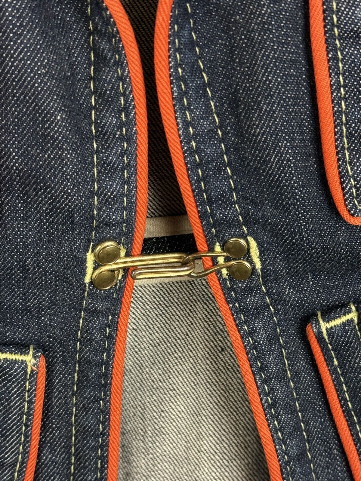 Dsquared2 Vintage Dsquared2 SS2005 Runway Crab Denim Jacket Size 40 Size S / US 4 / IT 40 - 6 Thumbnail
