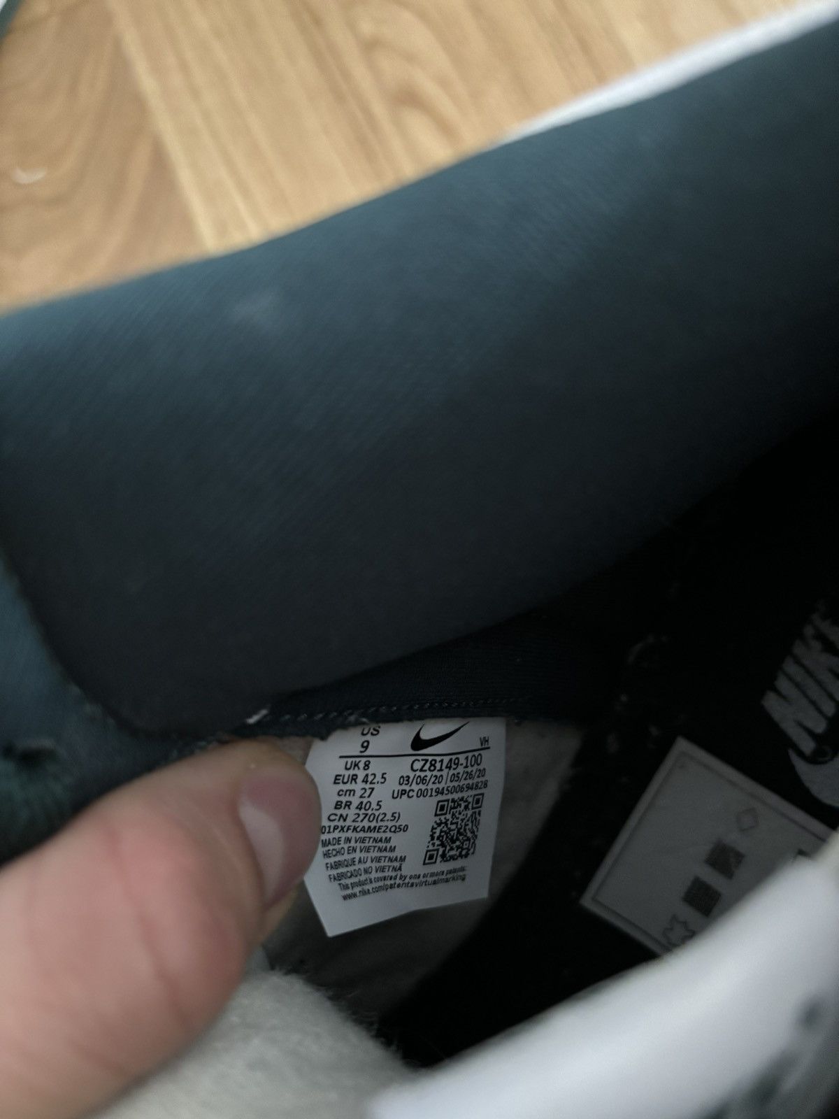 Nike Dunk Hi „Spartan Green“ in US9.5 Size US 9 / EU 42 - 5 Thumbnail